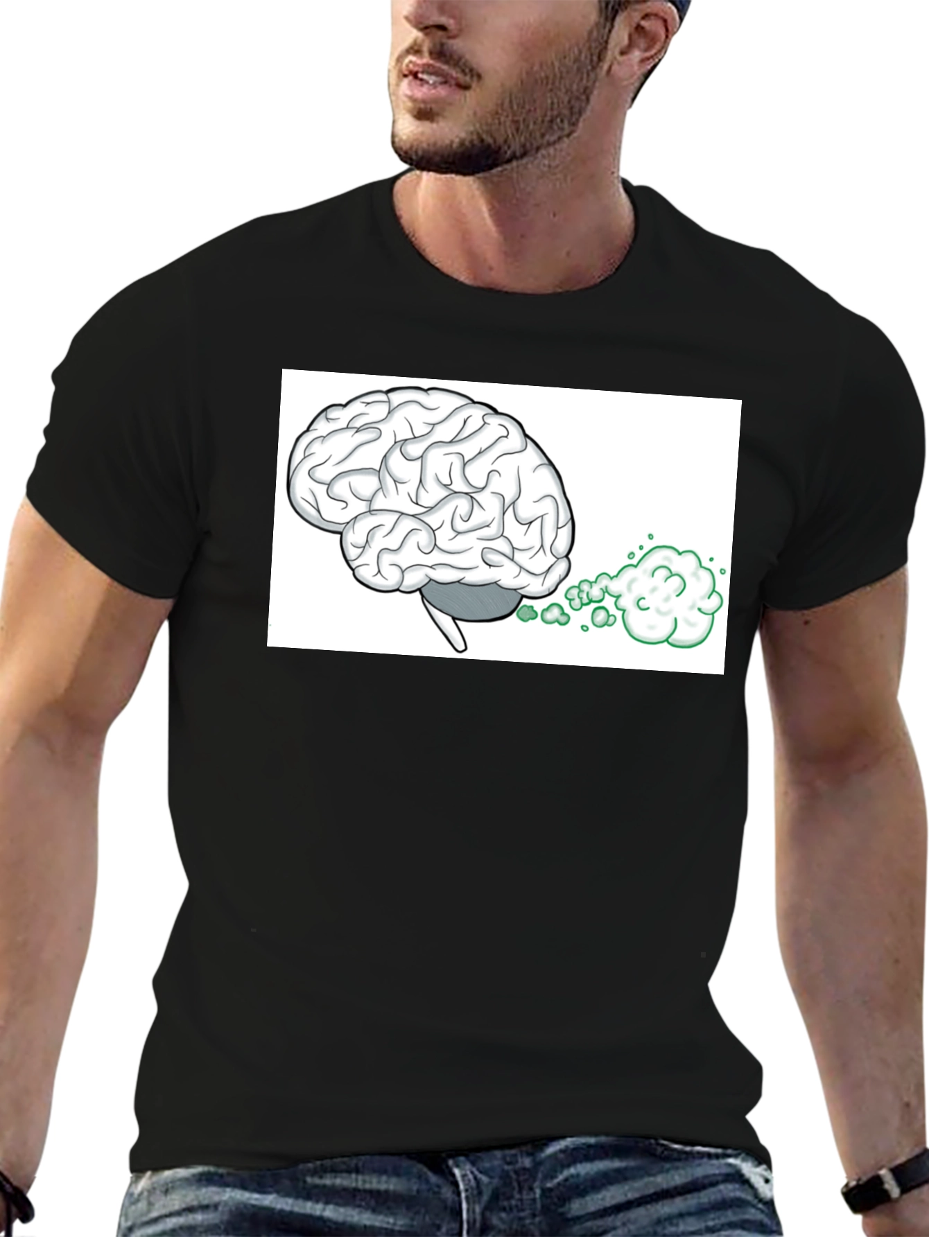 Brain Fart Graphic Tee - Funny Novelty T-Shirt