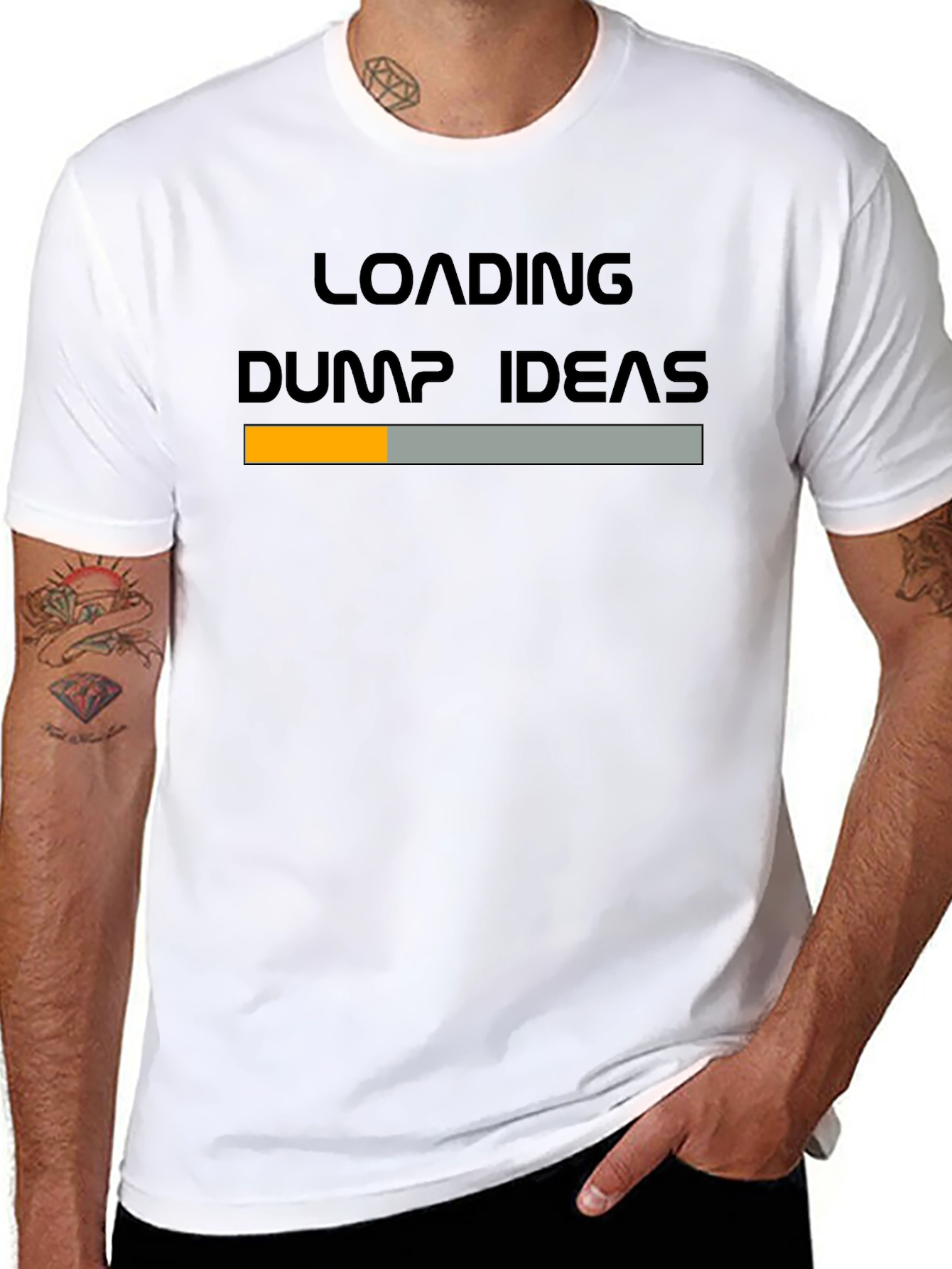 Loading Dump Ideas Graphic Tee - Funny Novelty T-Shirt