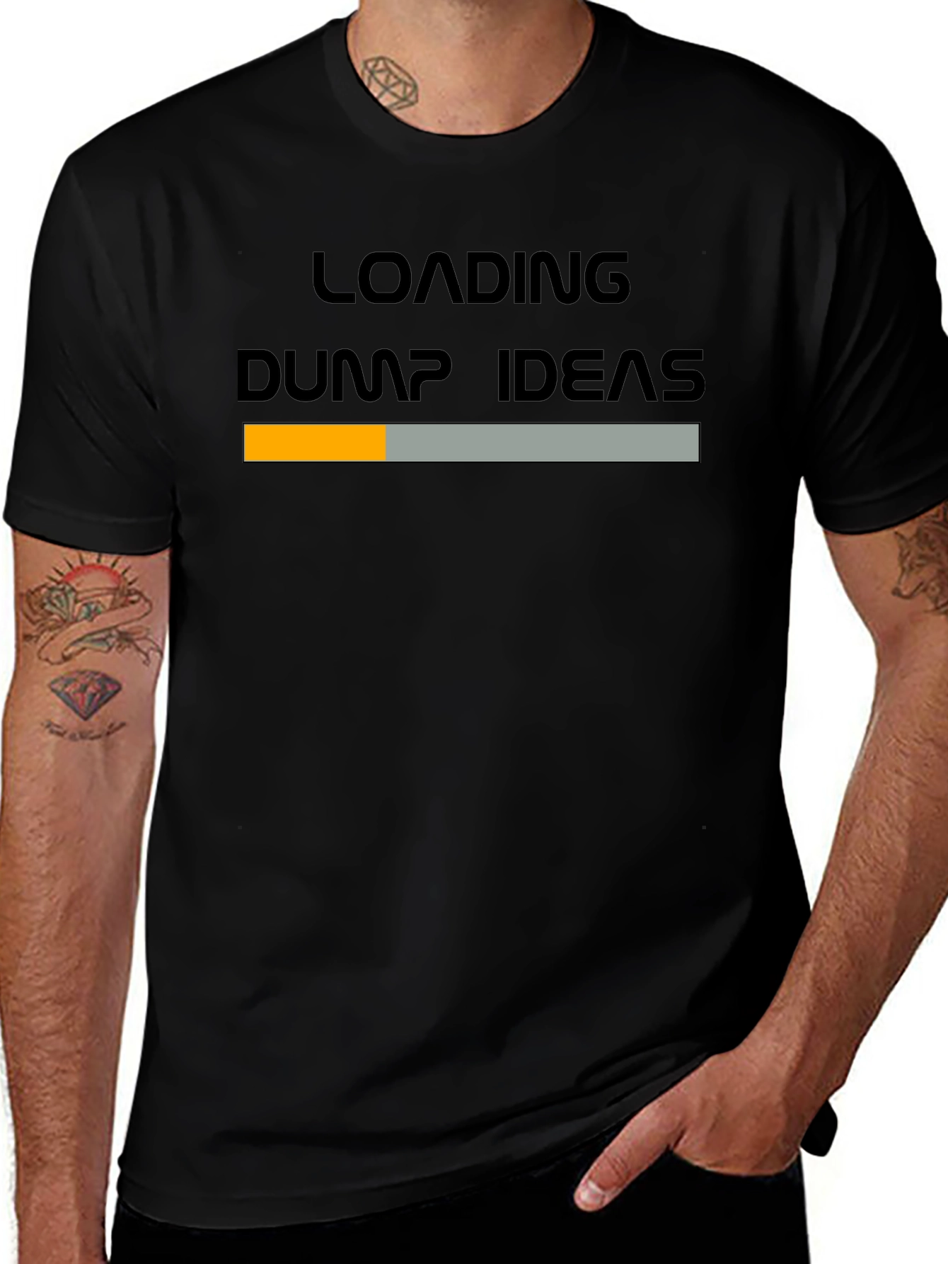 Loading Dump Ideas Graphic Tee - Funny Novelty T-Shirt
