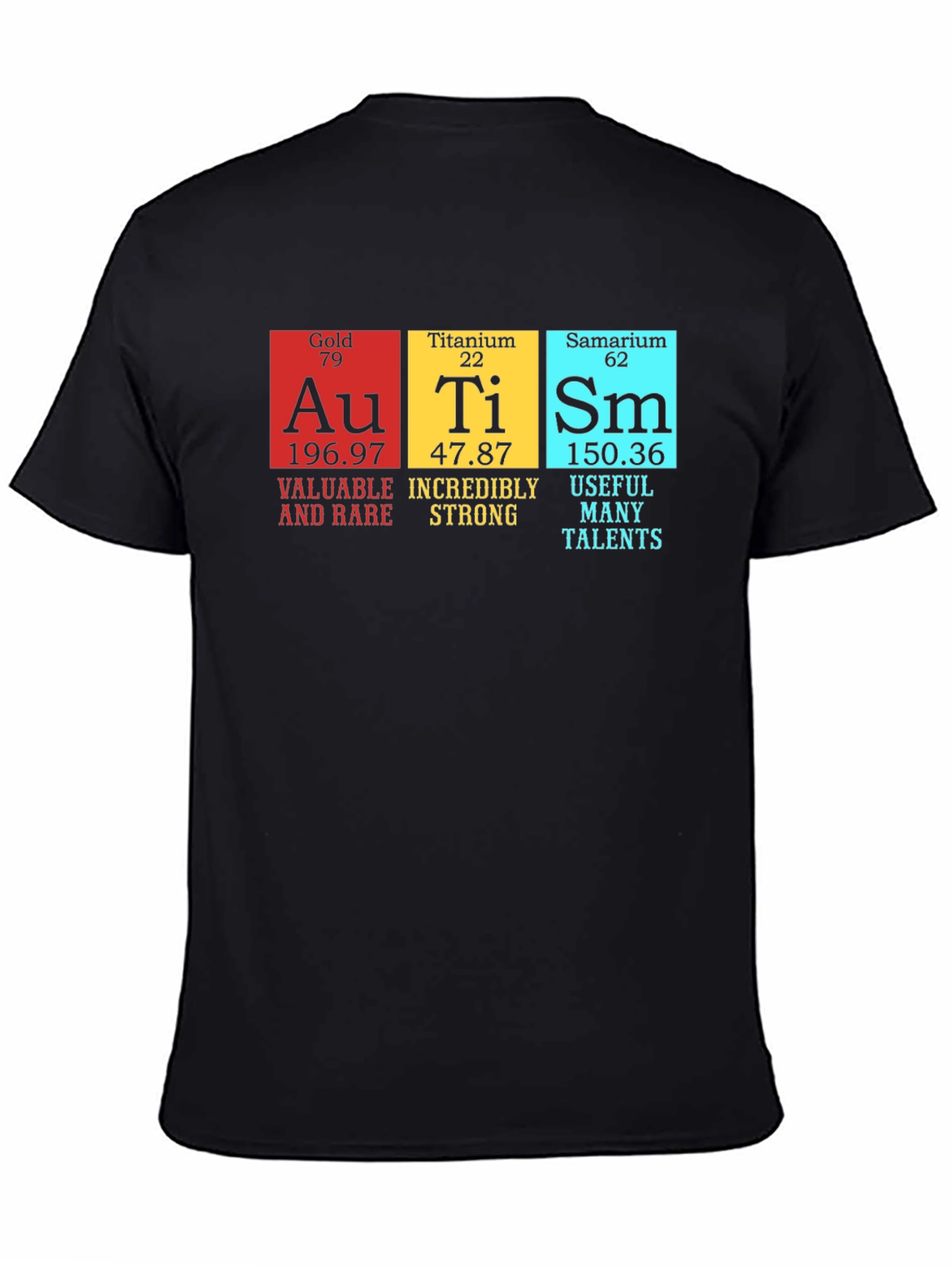 Autism Awareness Shirt Periodic Table Element Design