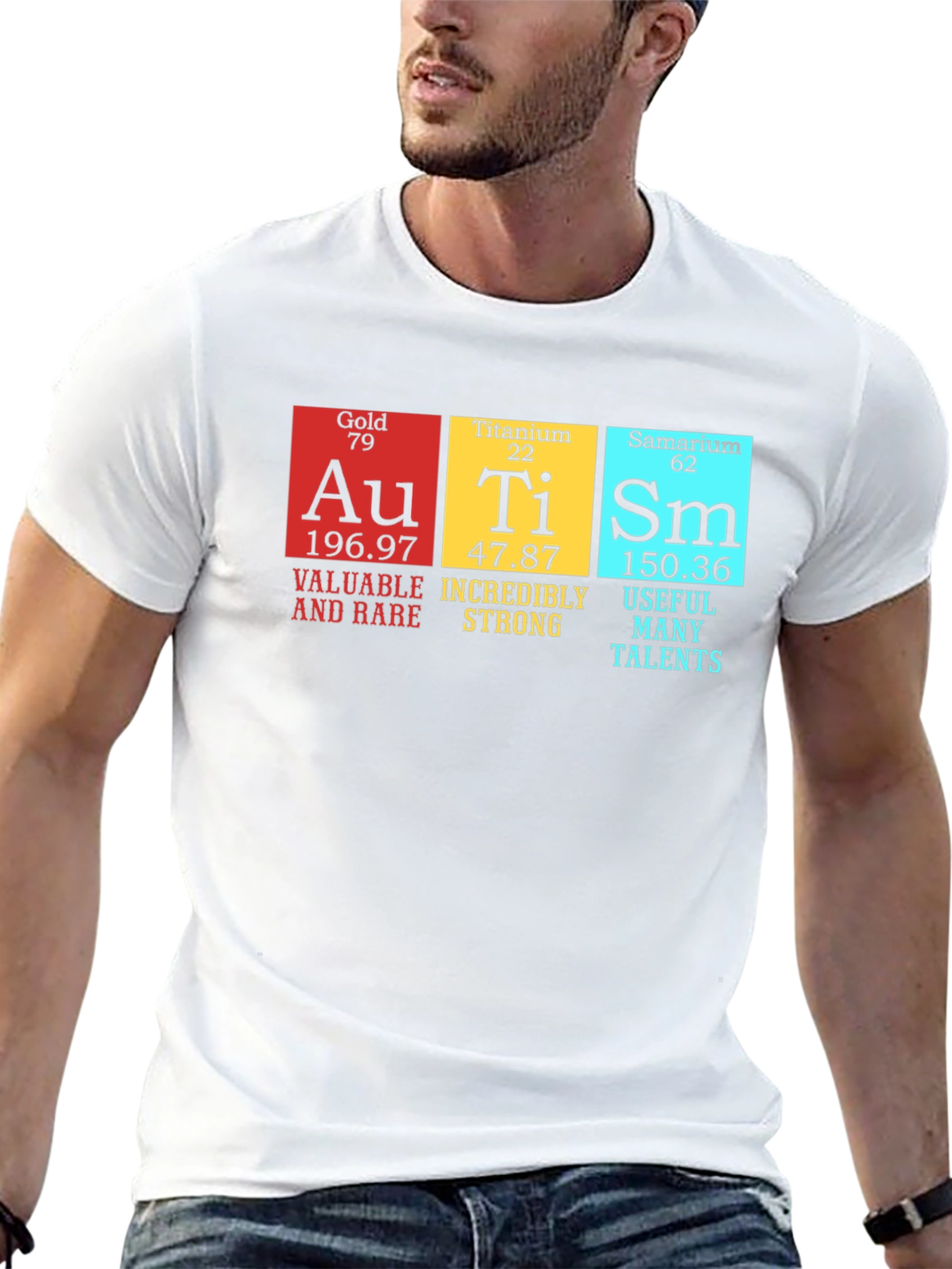 Autism Awareness Shirt Periodic Table Element Design