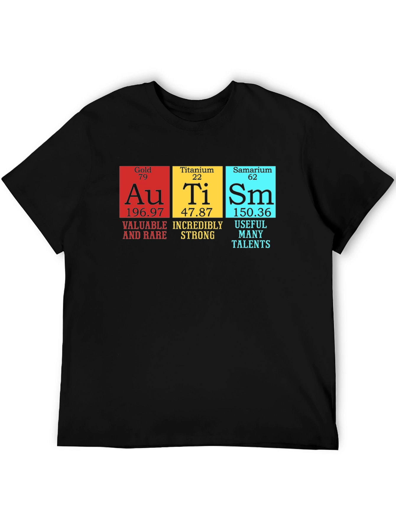 Autism Awareness Shirt Periodic Table Element Design