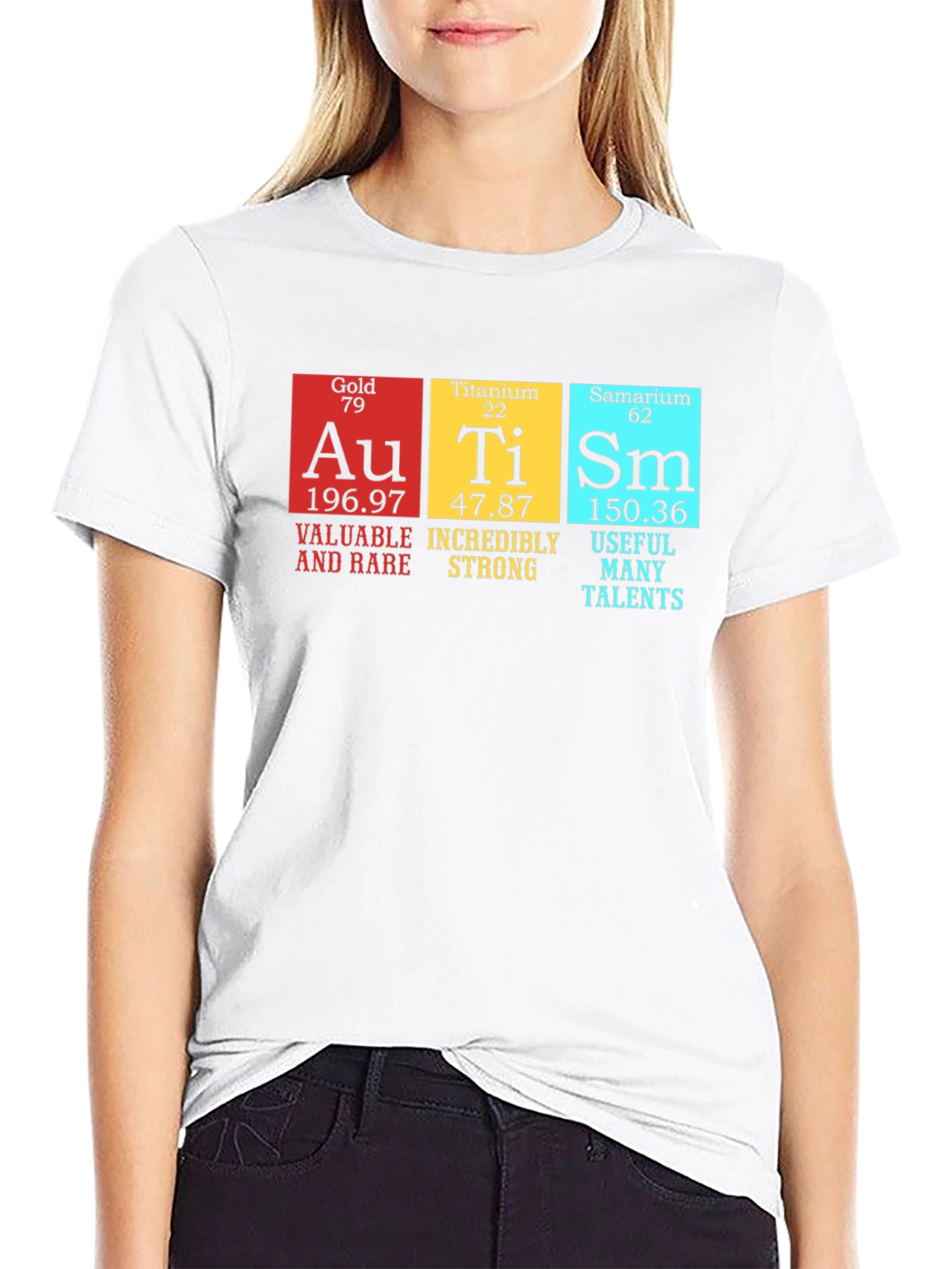 Autism Awareness Shirt Periodic Table Element Design