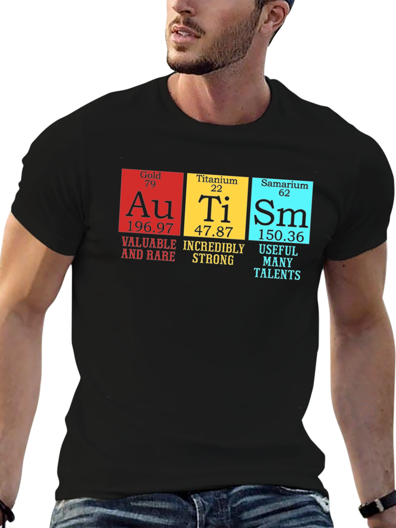 Autism Awareness Shirt Periodic Table Element Design