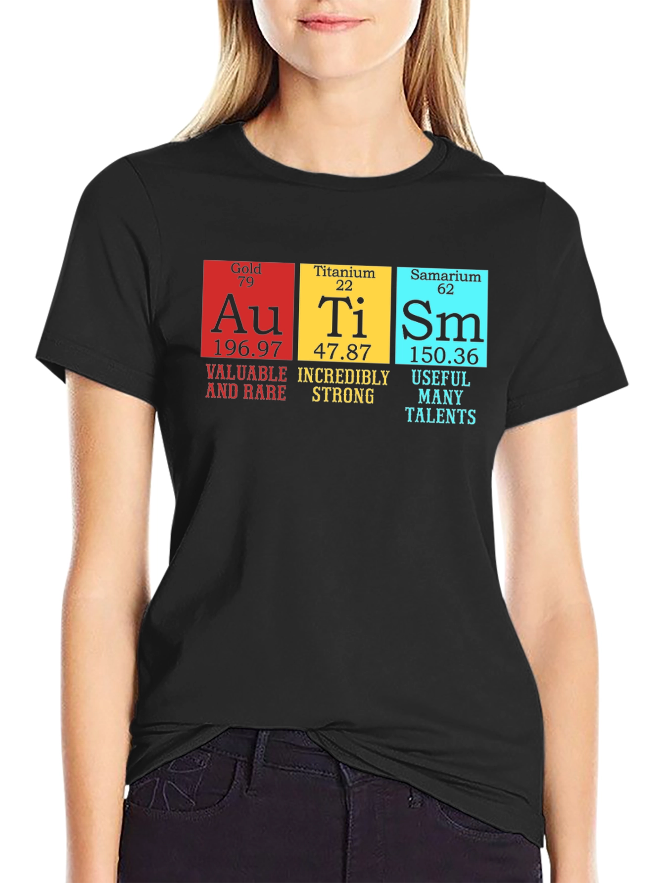 Autism Awareness Shirt Periodic Table Element Design