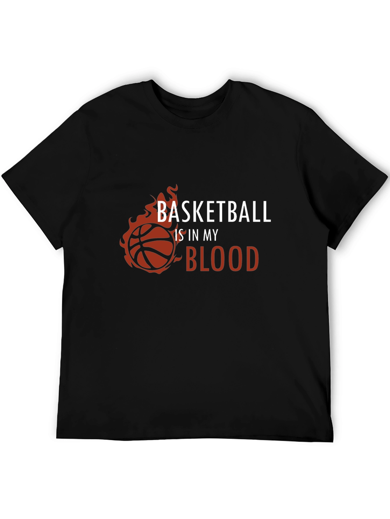Basketball is in My Blood Graphic T-Shirt