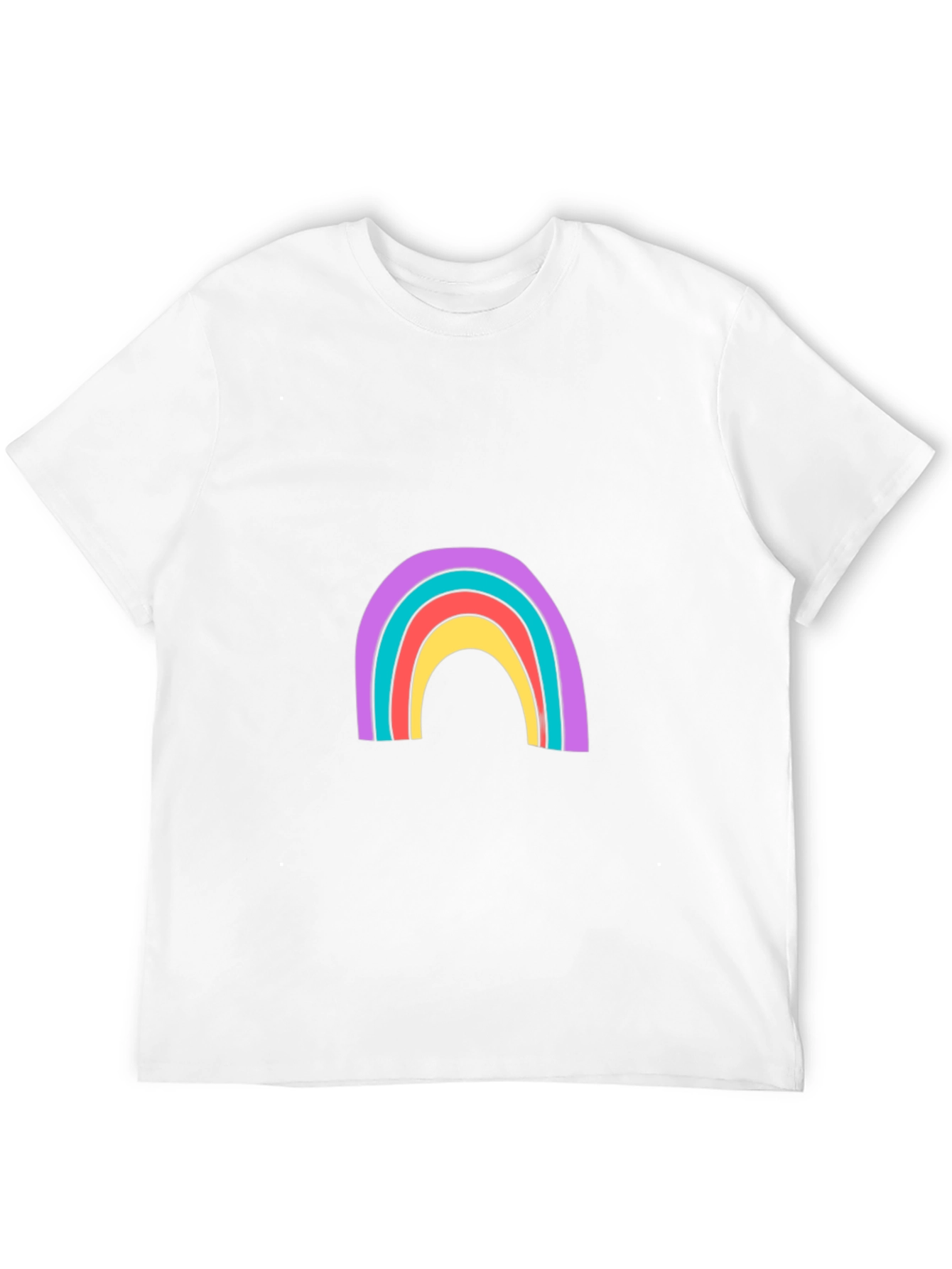 Rainbow Graphic Tee - Stylish Comfort