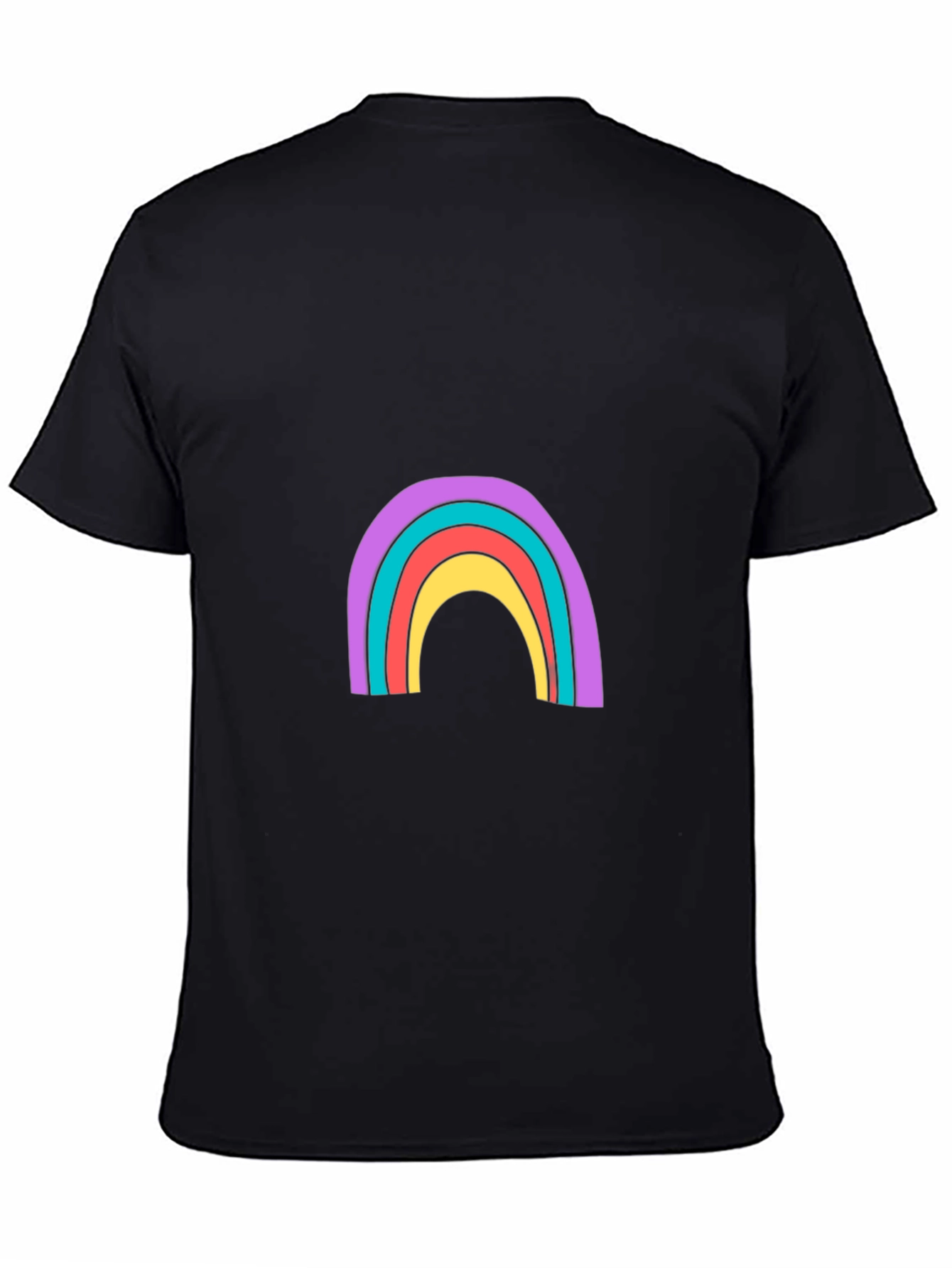 Rainbow Graphic Tee - Stylish Comfort