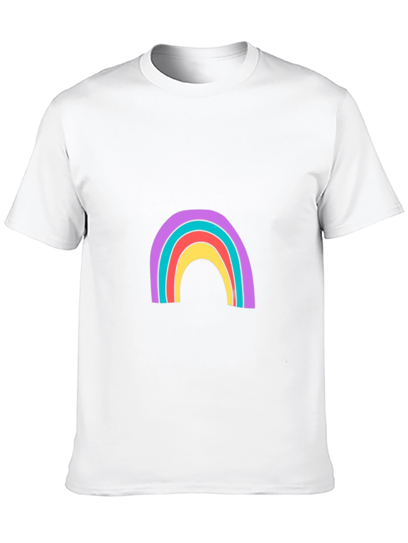 Rainbow Graphic Tee - Stylish Comfort