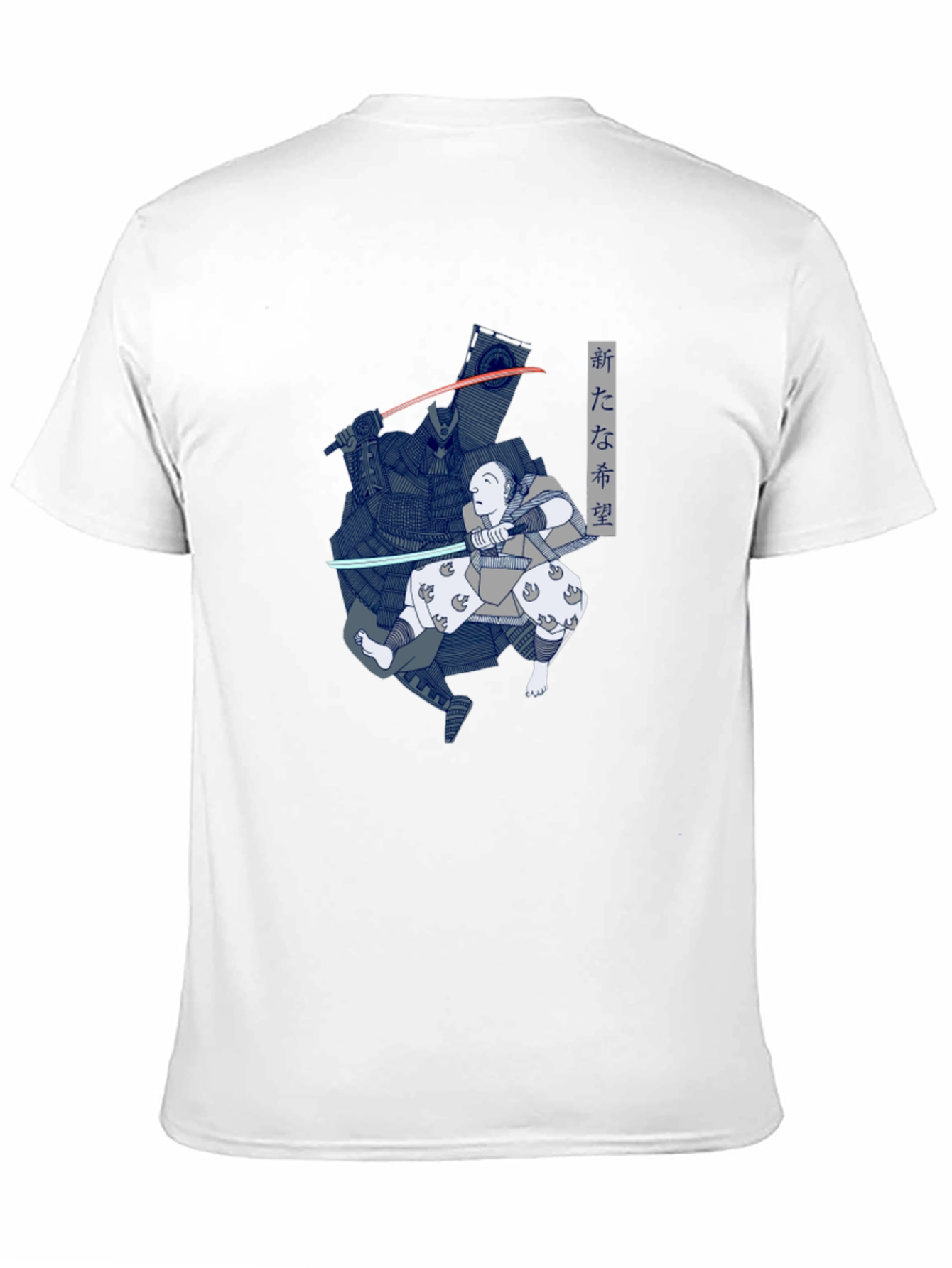 Samurai Duel Graphic Tee - Urban Style