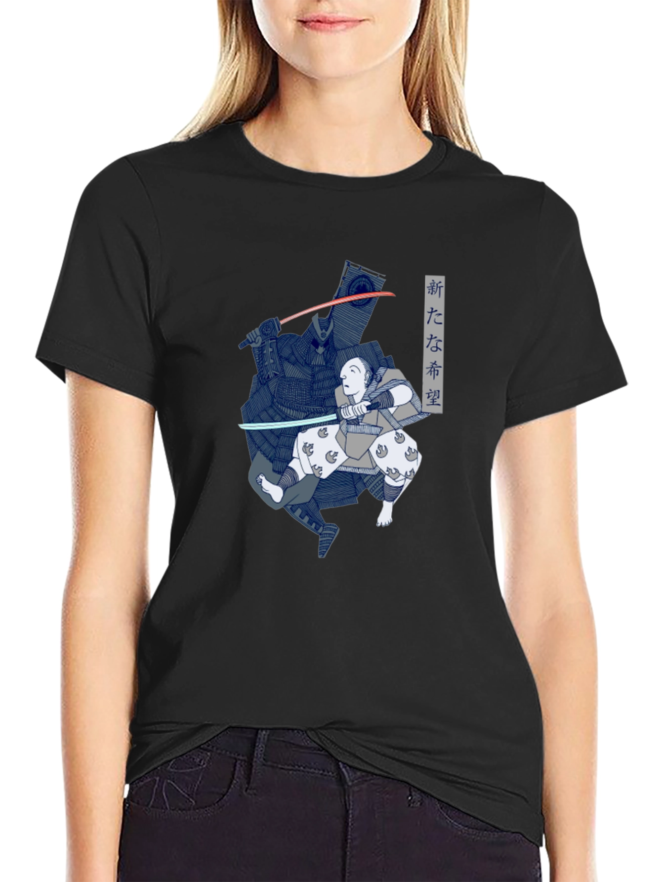 Samurai Duel Graphic Tee - Urban Style