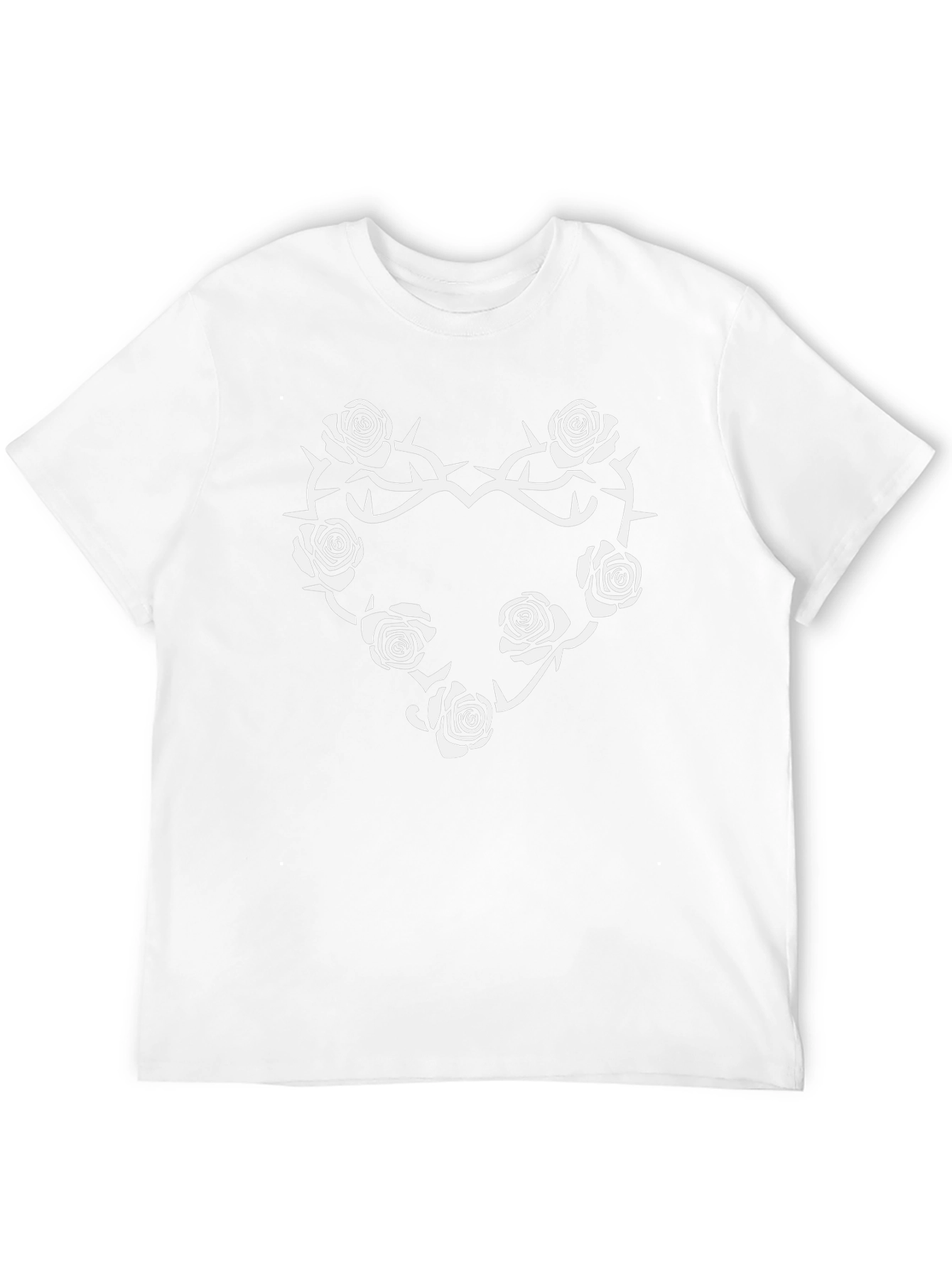 Rose Thorn Heart Graphic Tee