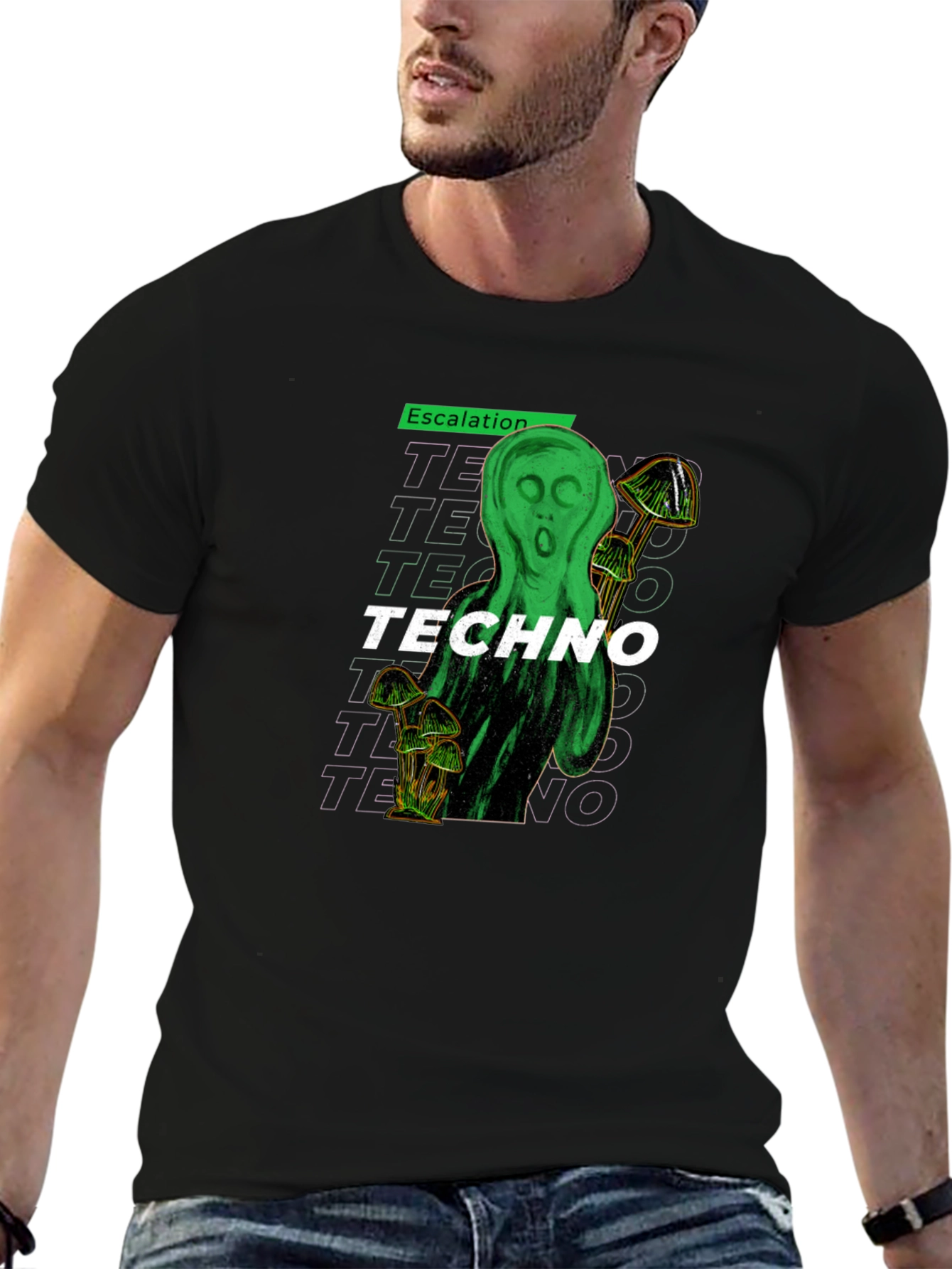 Escalation Techno Graphic Tee