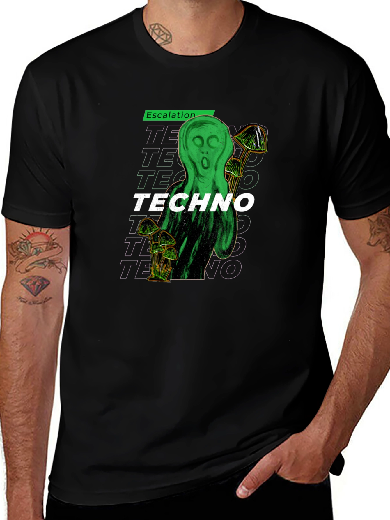 Escalation Techno Graphic Tee