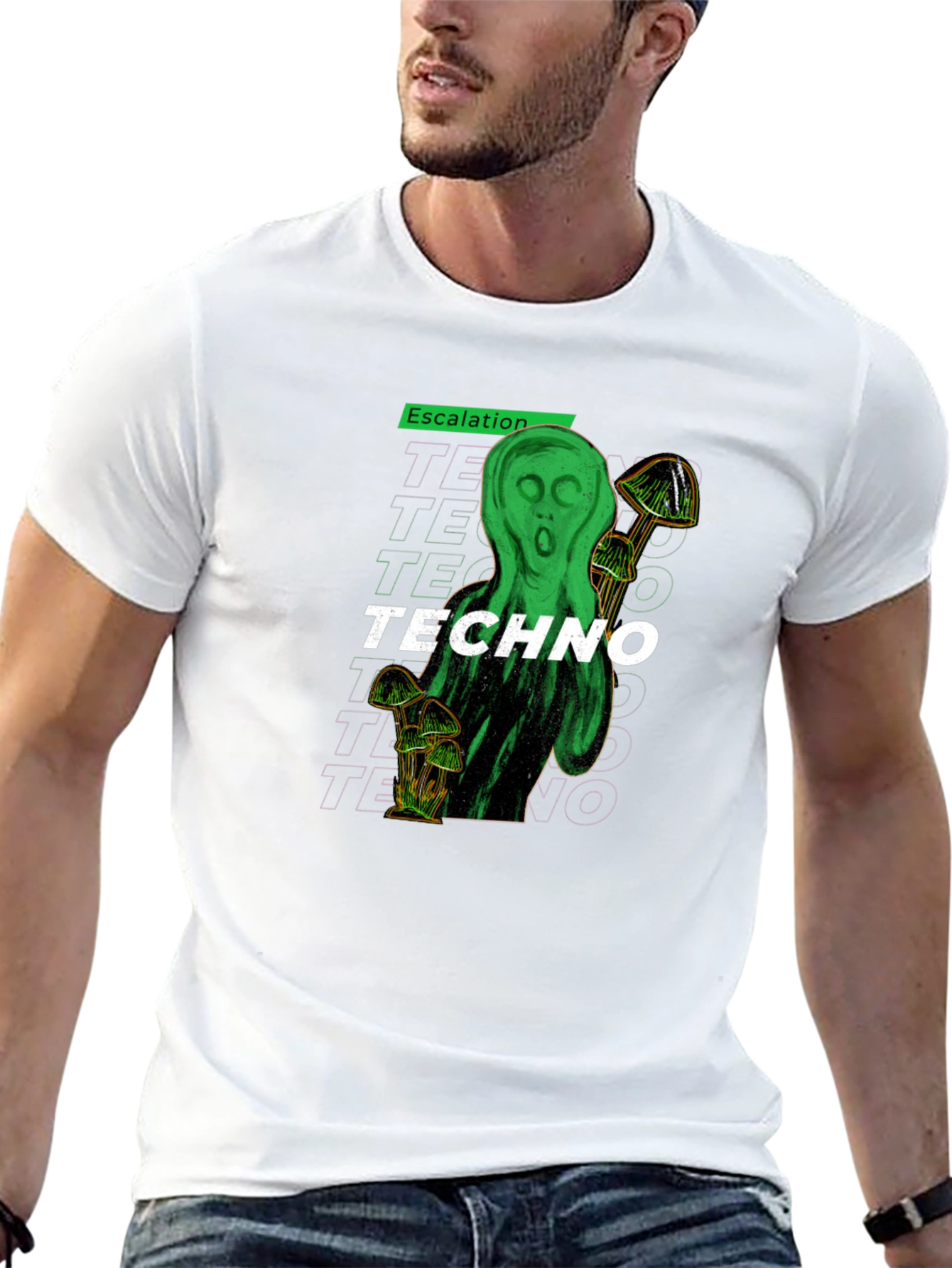 Escalation Techno Graphic Tee