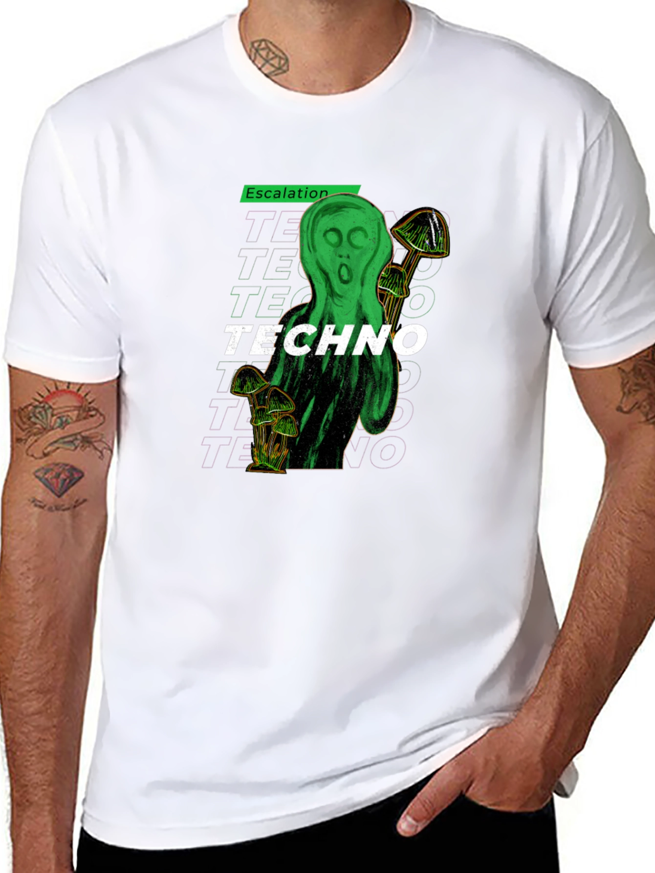 Escalation Techno Graphic Tee