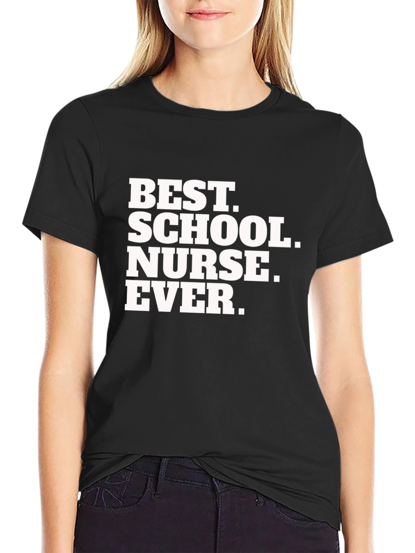 Best School Nurse Ever Graphic T-Shirt