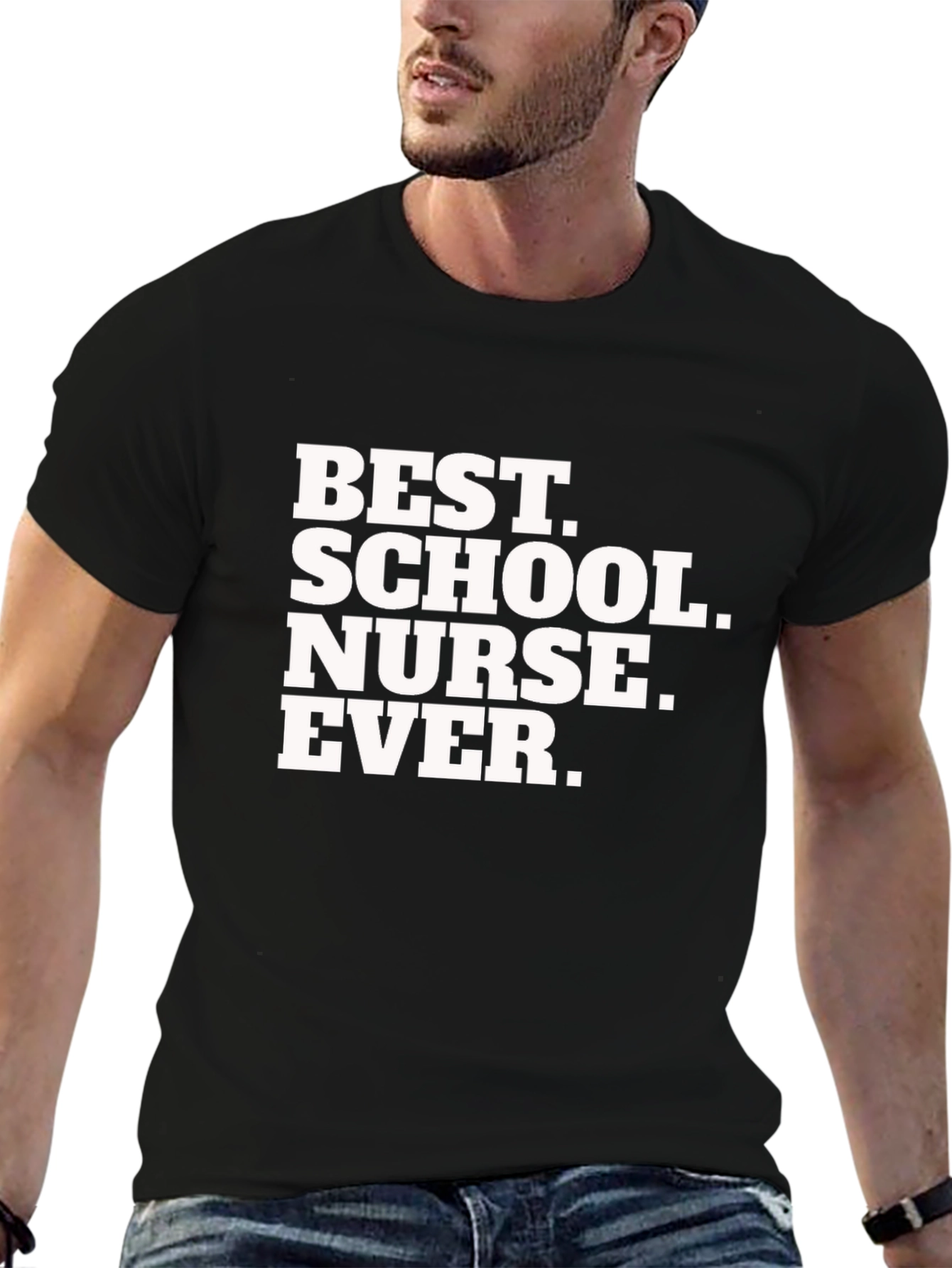 Best School Nurse Ever Graphic T-Shirt