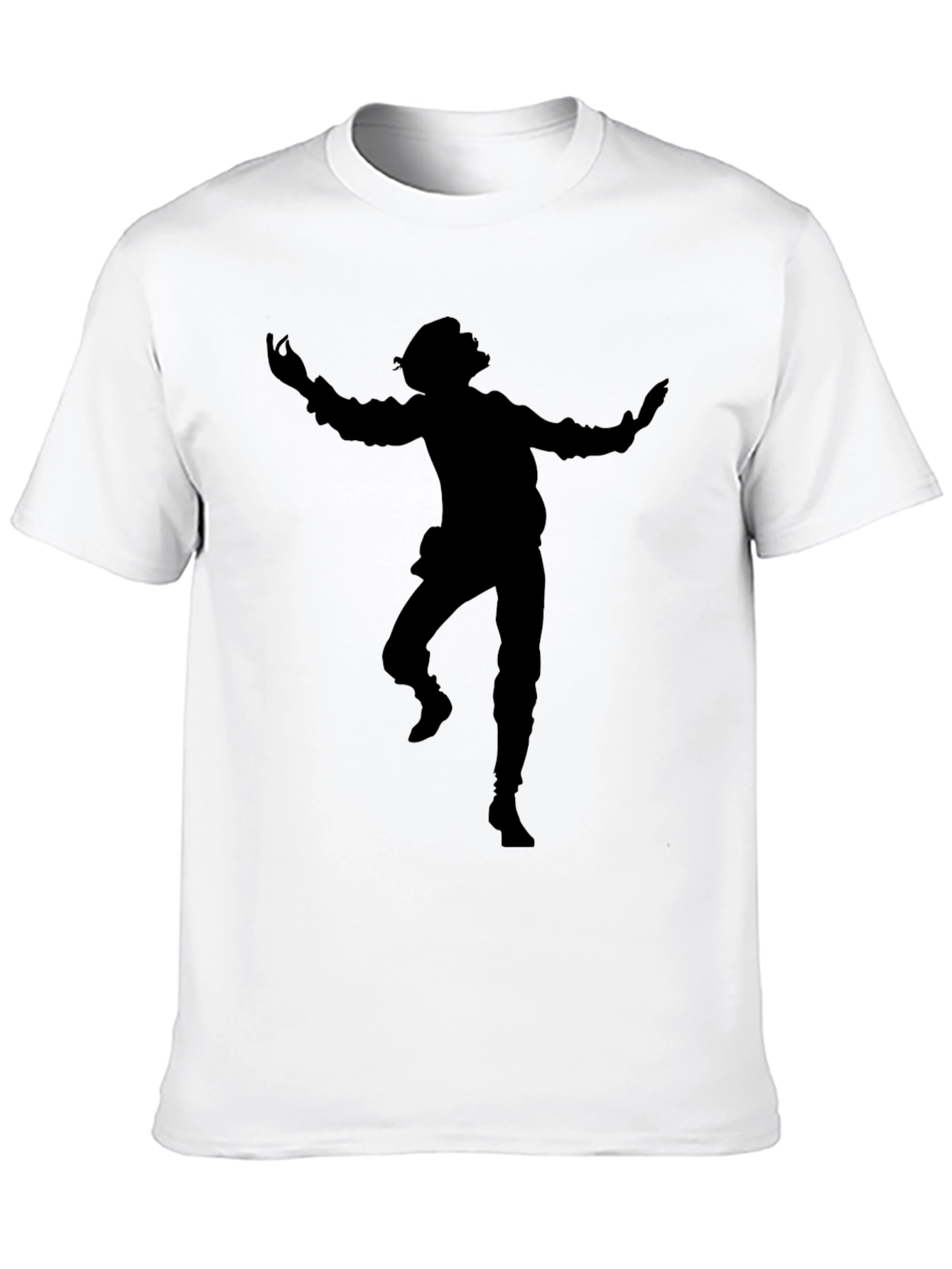Silhouette Dance Graphic Tee - Black