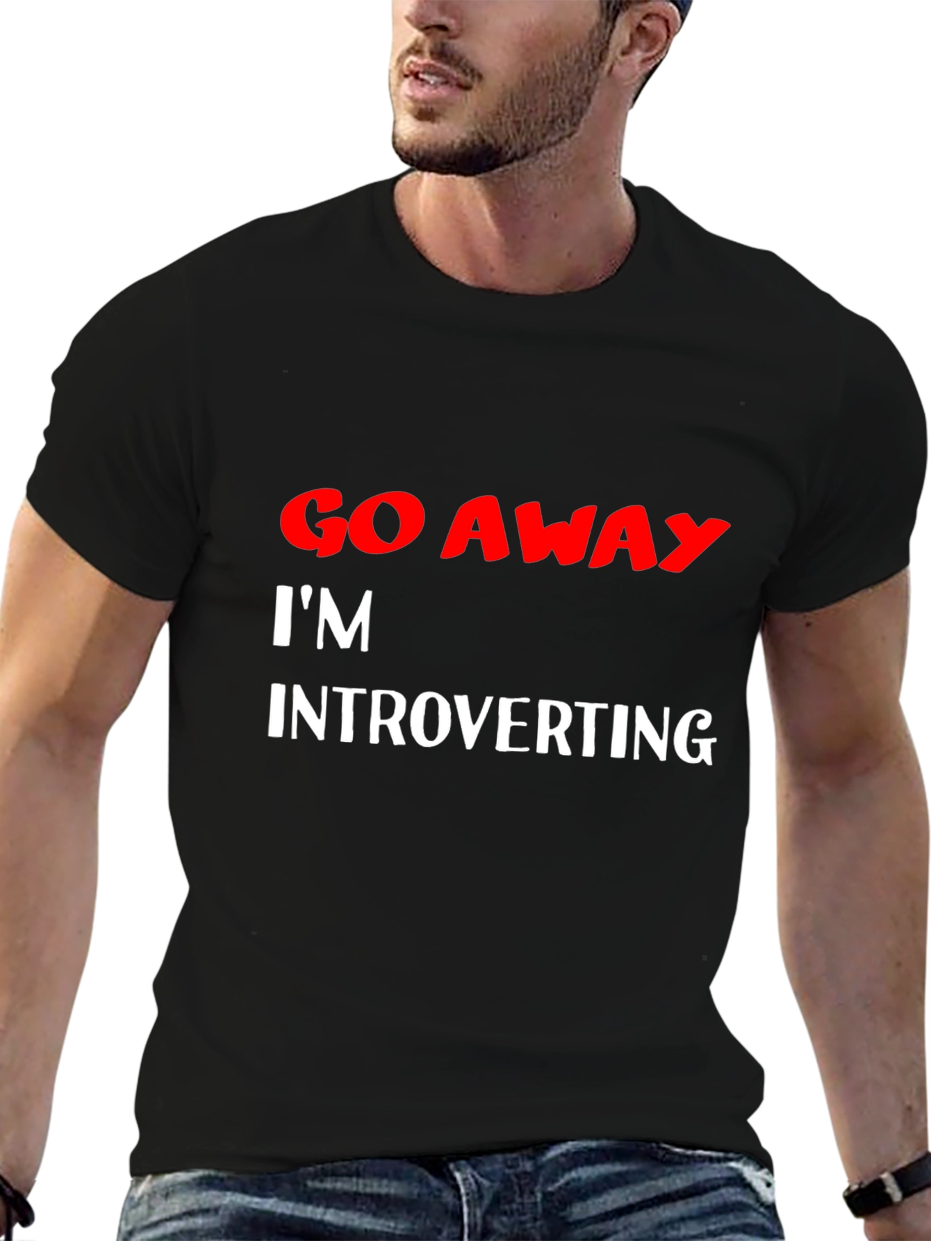 Introvert Tee - Funny Graphic Slogan Shirt