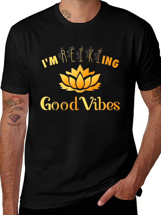 Reiki Good Vibes Graphic T-Shirt