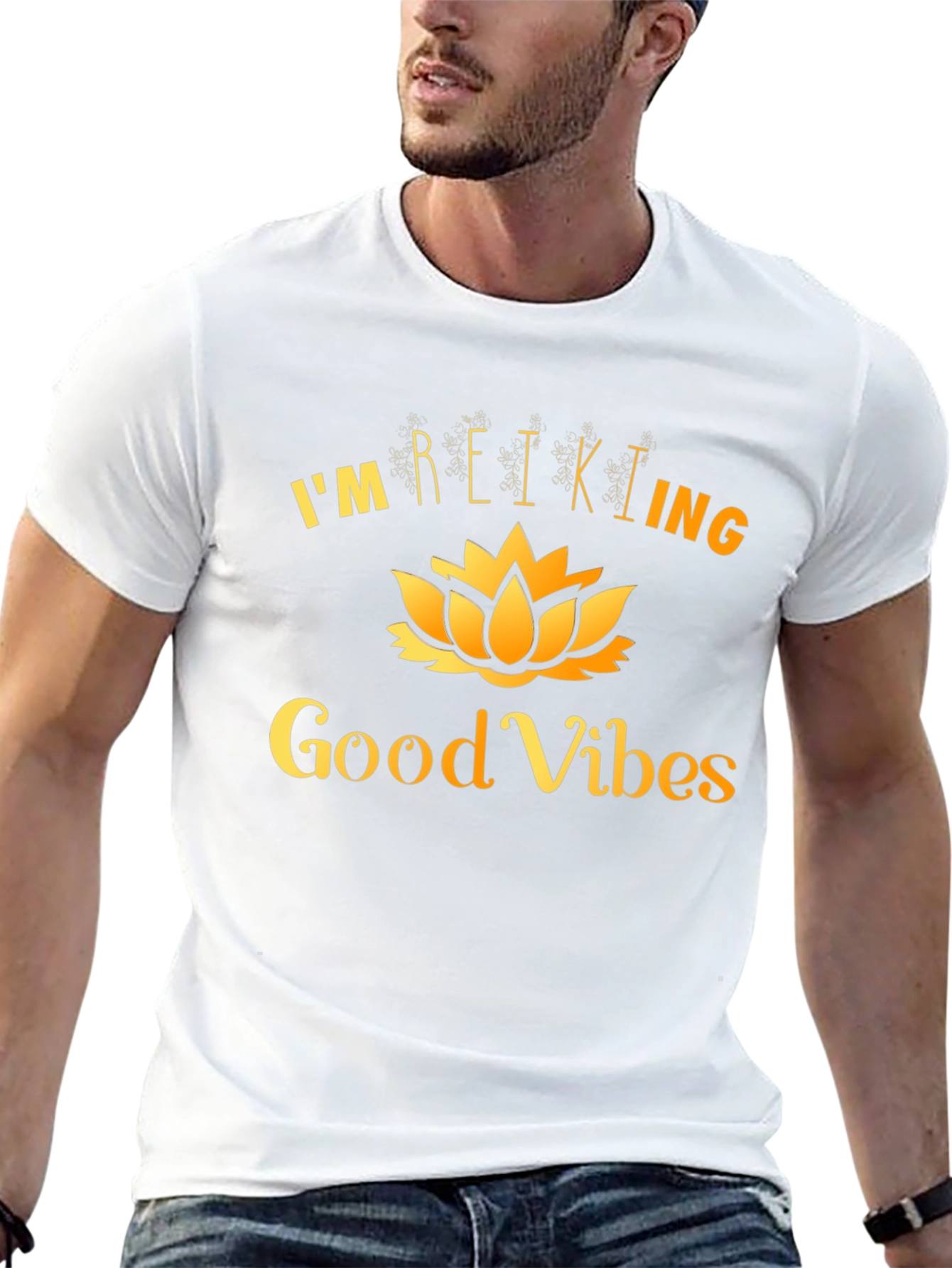 Reiki Good Vibes Graphic T-Shirt