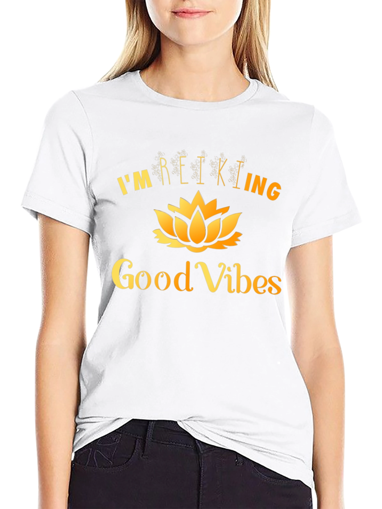 Reiki Good Vibes Graphic T-Shirt