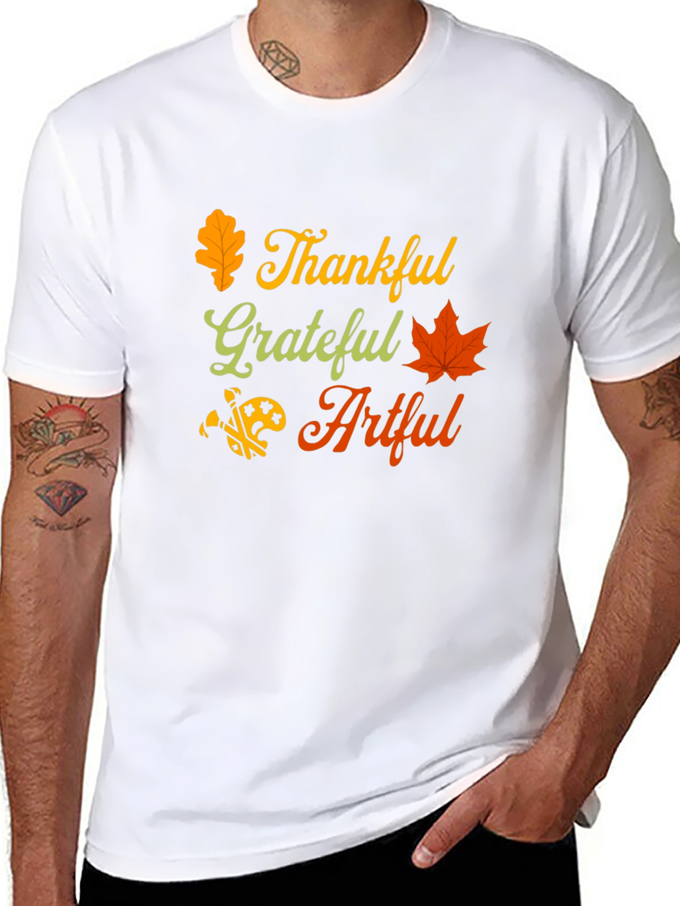 Thankful Grateful Artful T-Shirt