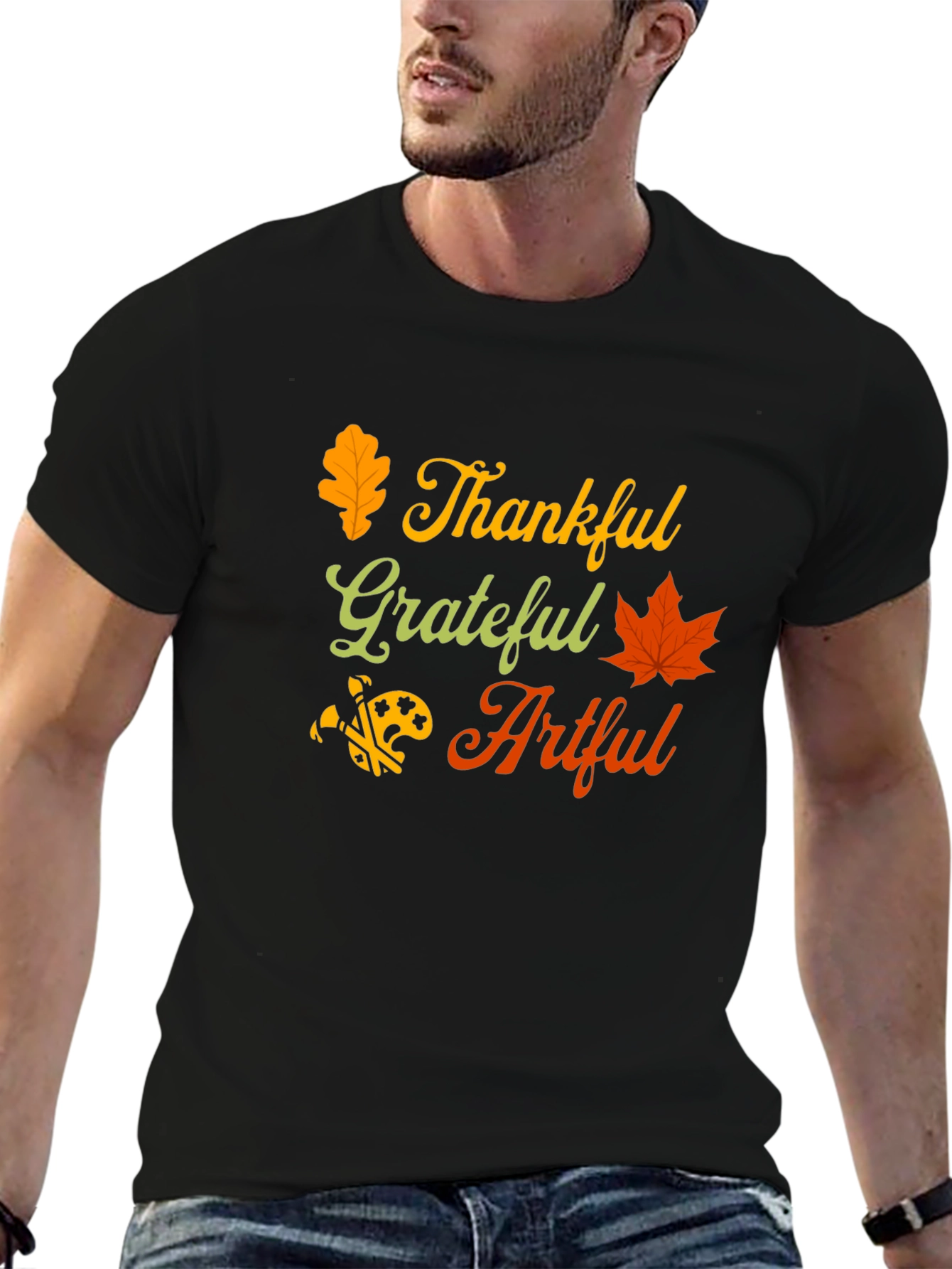 Thankful Grateful Artful T-Shirt