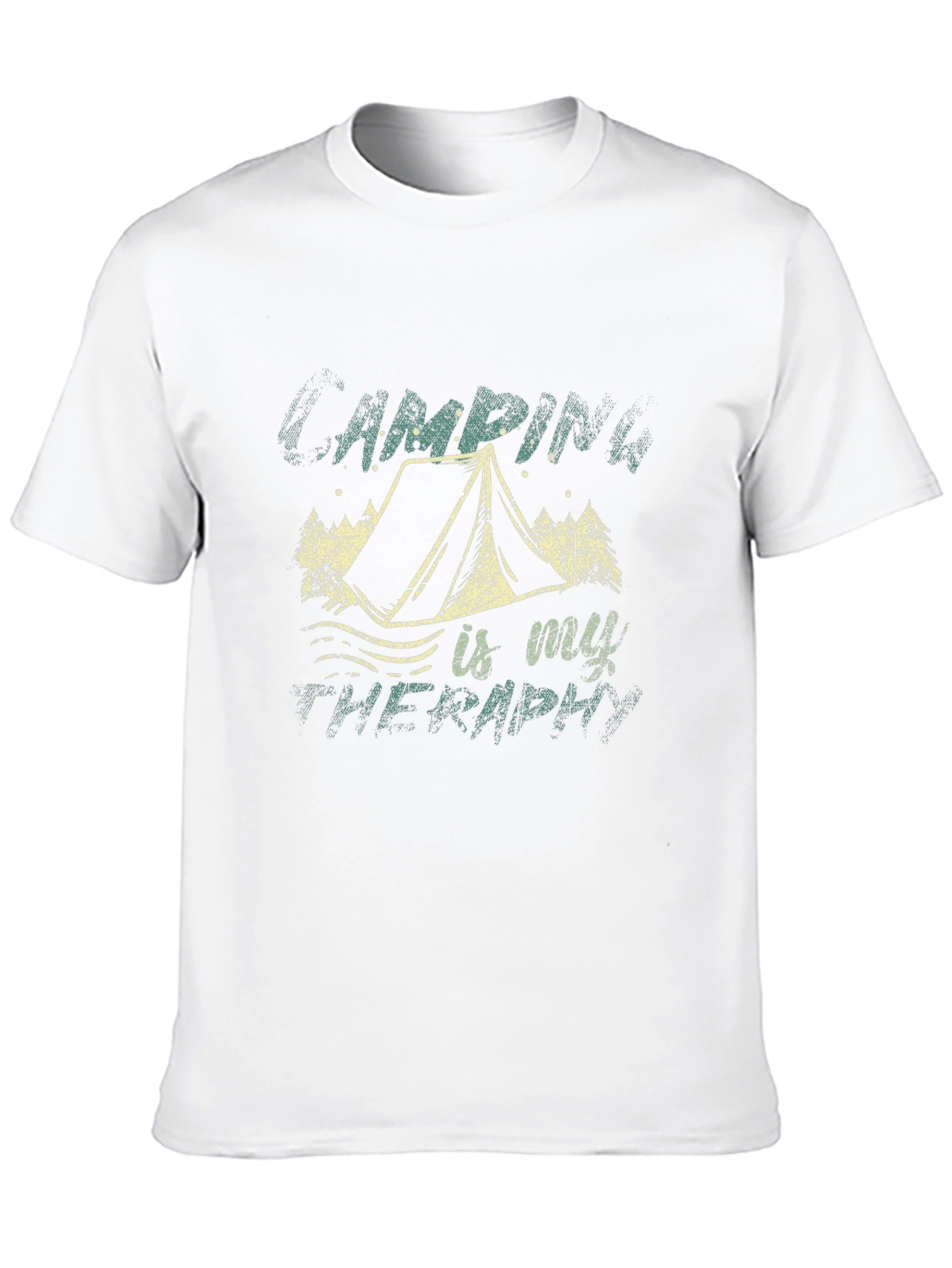 Camping Is My Therapy Graphic Tee