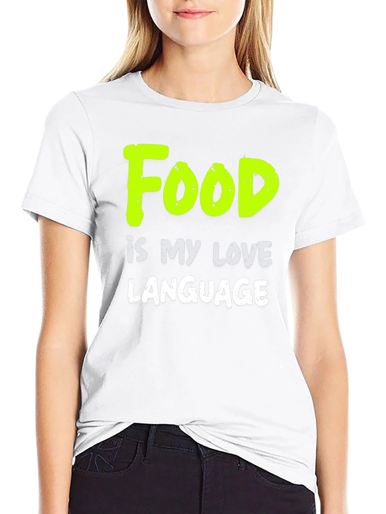 Food is My Love Language Funny T-Shirt