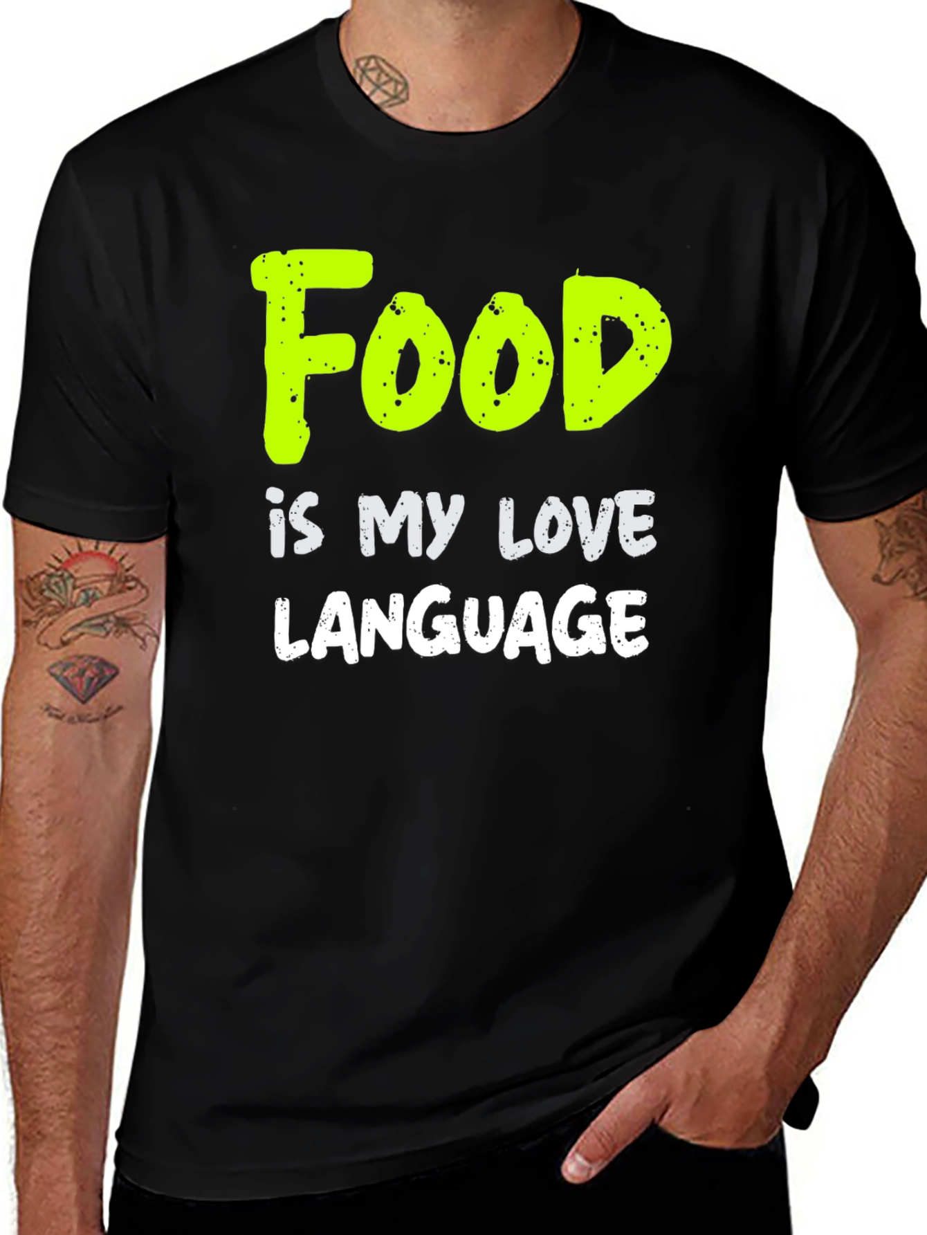 Food is My Love Language Funny T-Shirt