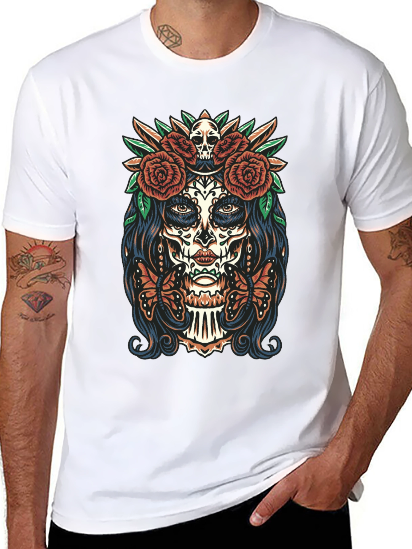Day of the Dead Sugar Skull T-Shirt