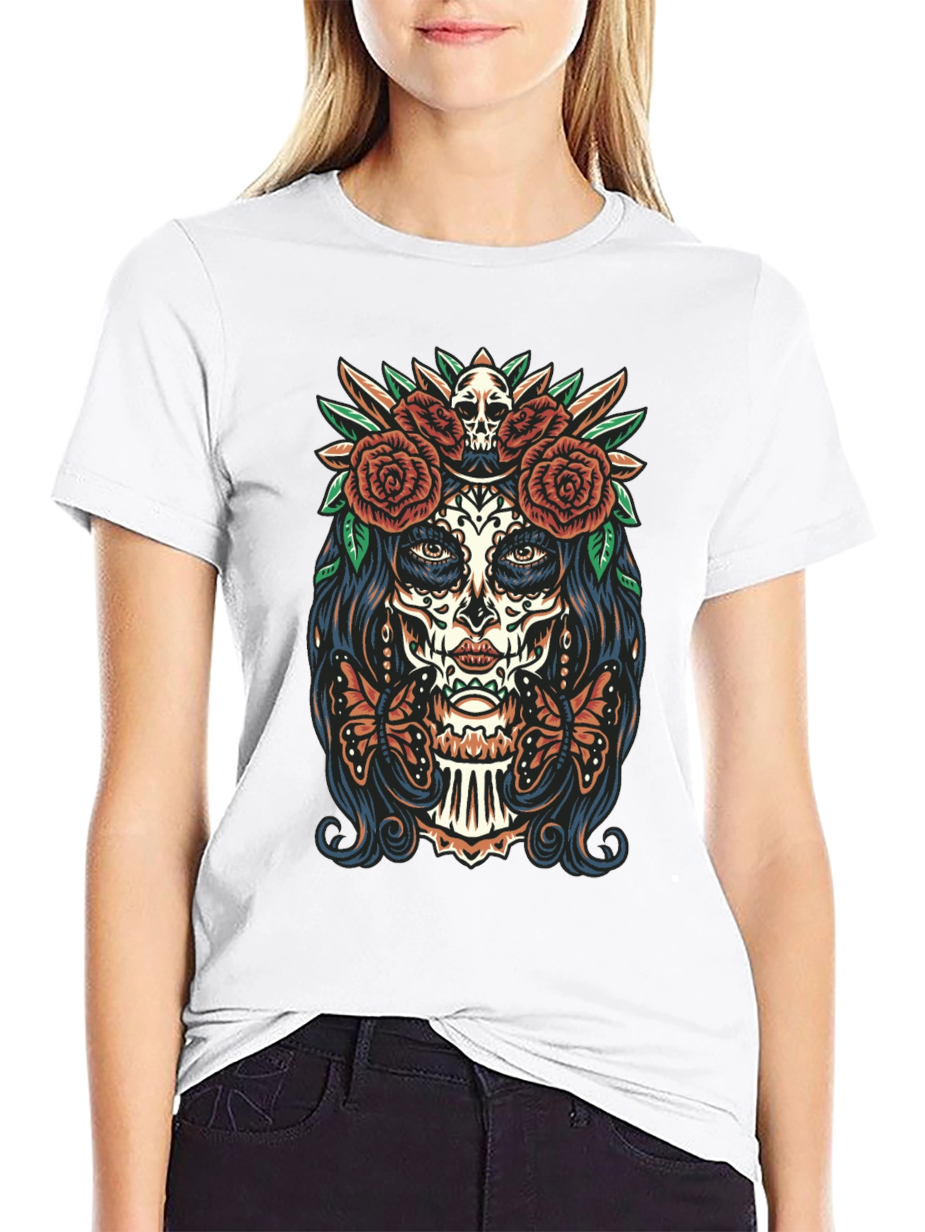 Day of the Dead Sugar Skull T-Shirt
