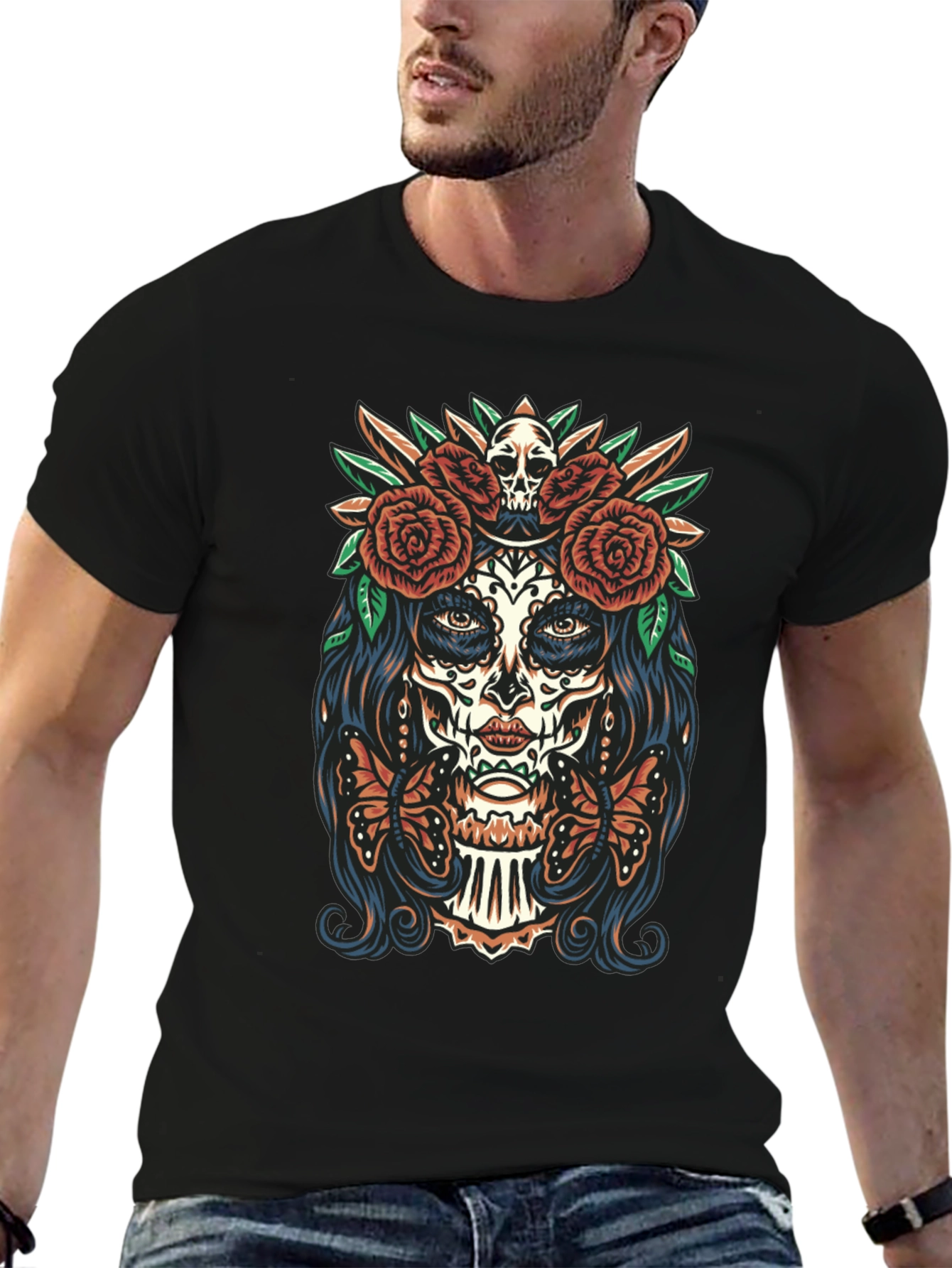 Day of the Dead Sugar Skull T-Shirt