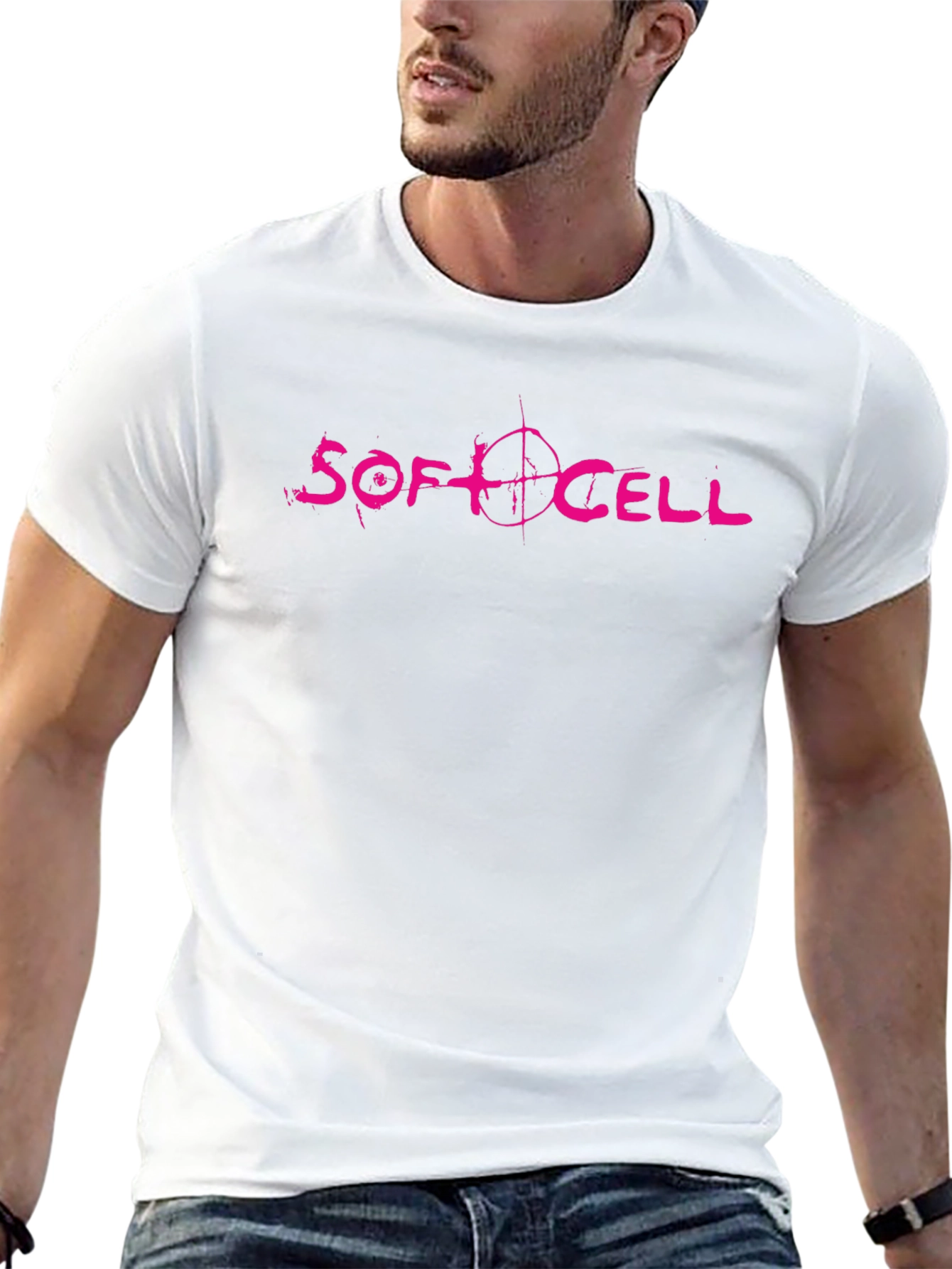 Soft Cell Graphic Black T-Shirt