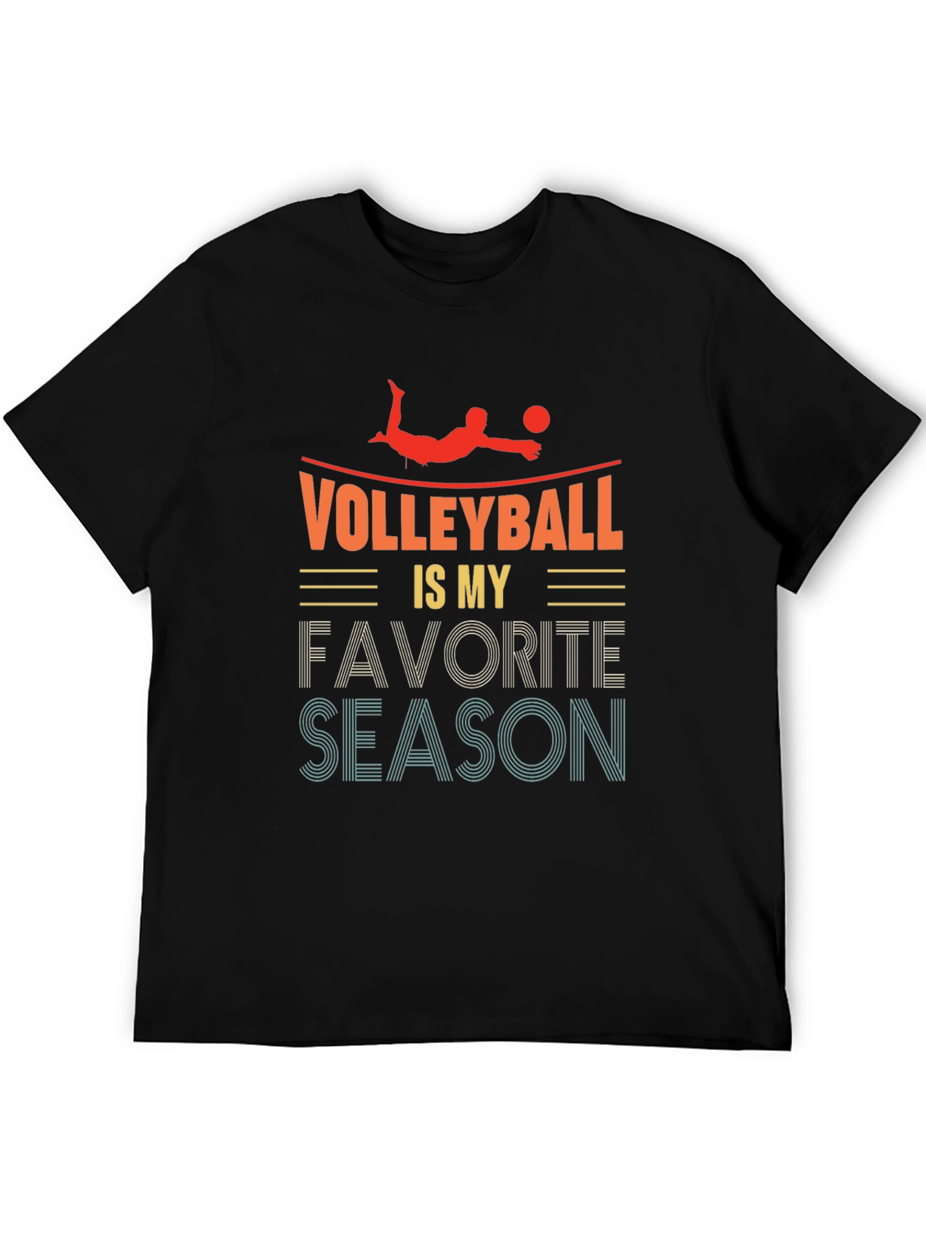 Volleyball is My Favorite Season Graphic Tee