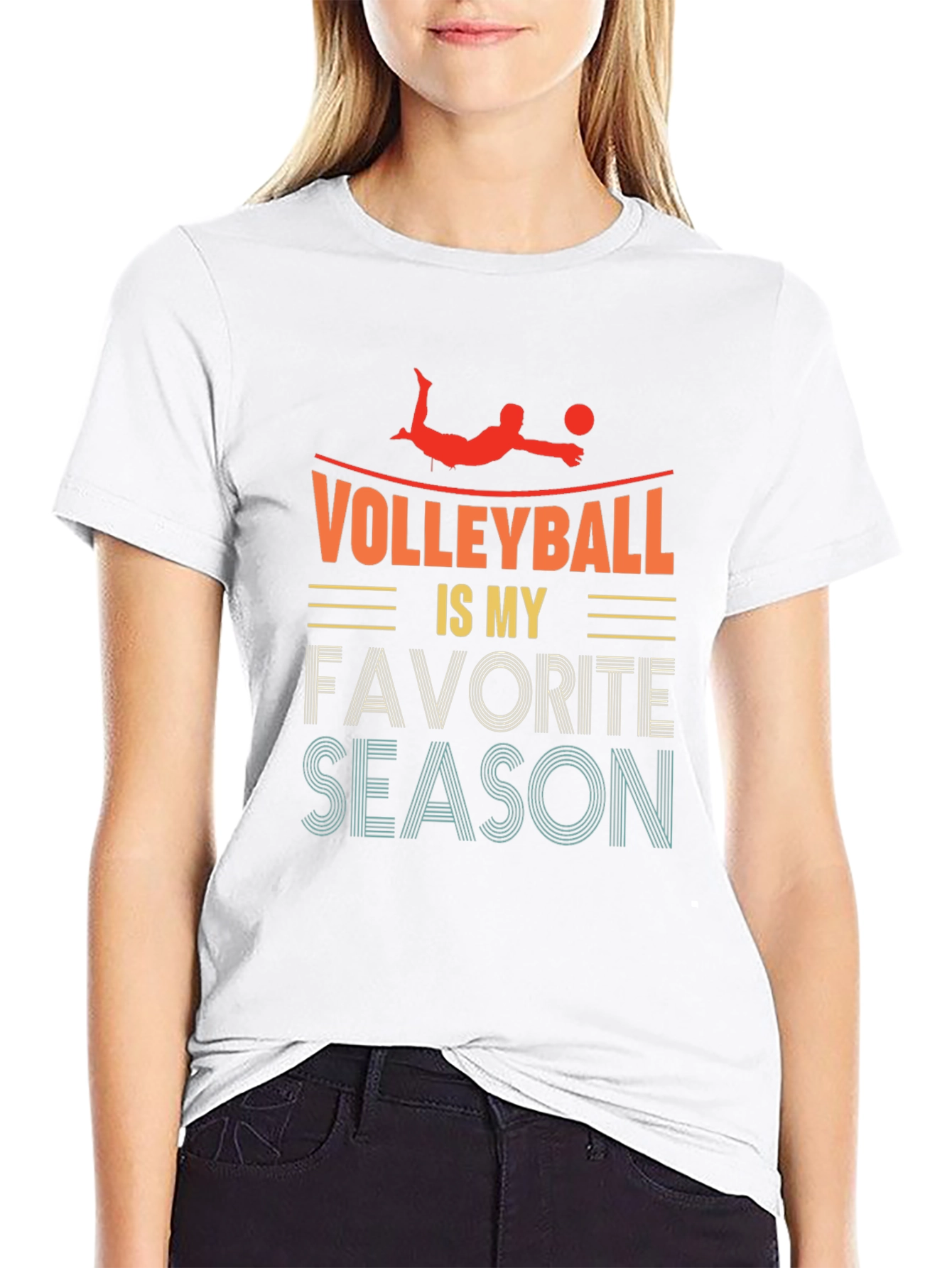Volleyball is My Favorite Season Graphic Tee