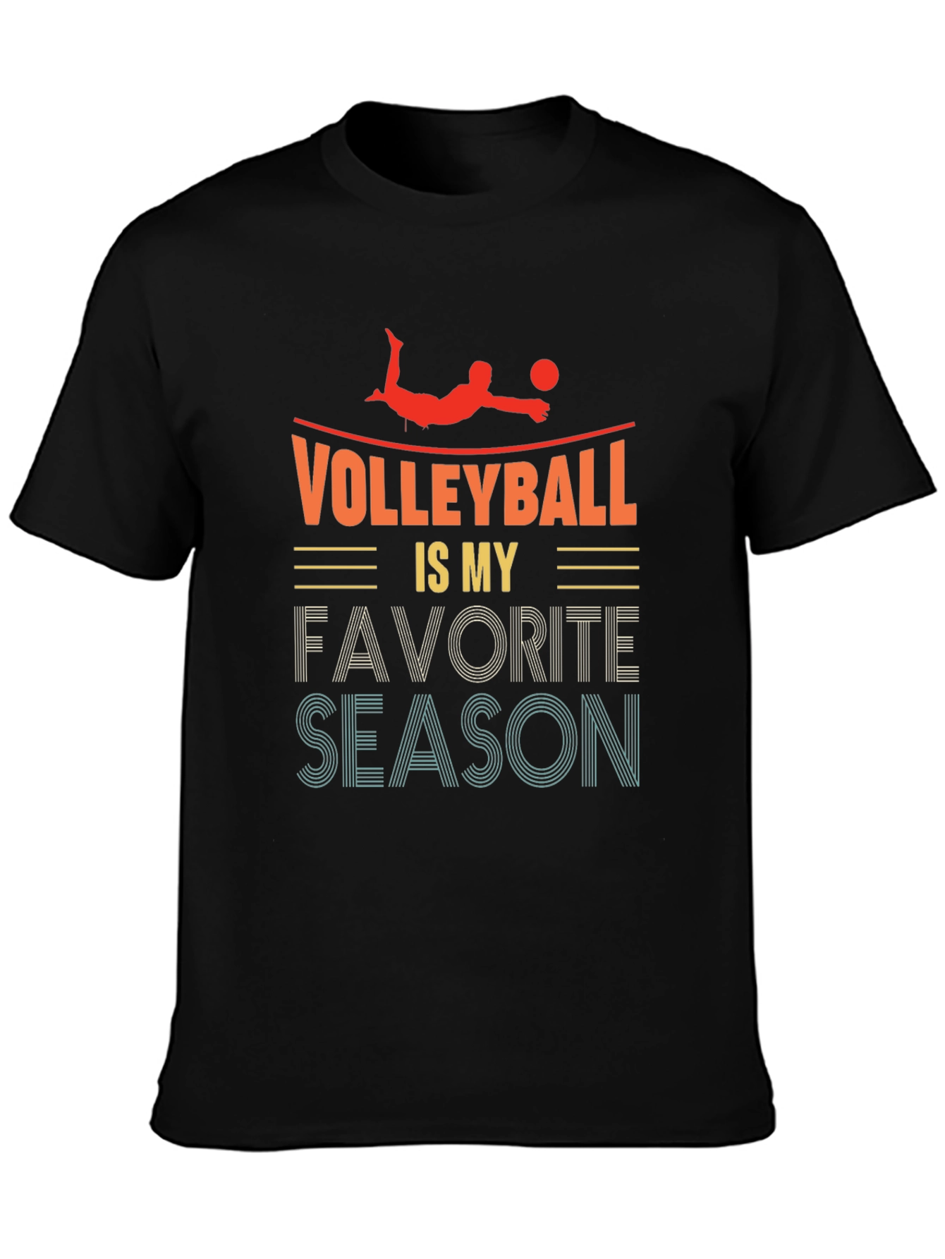 Volleyball is My Favorite Season Graphic Tee