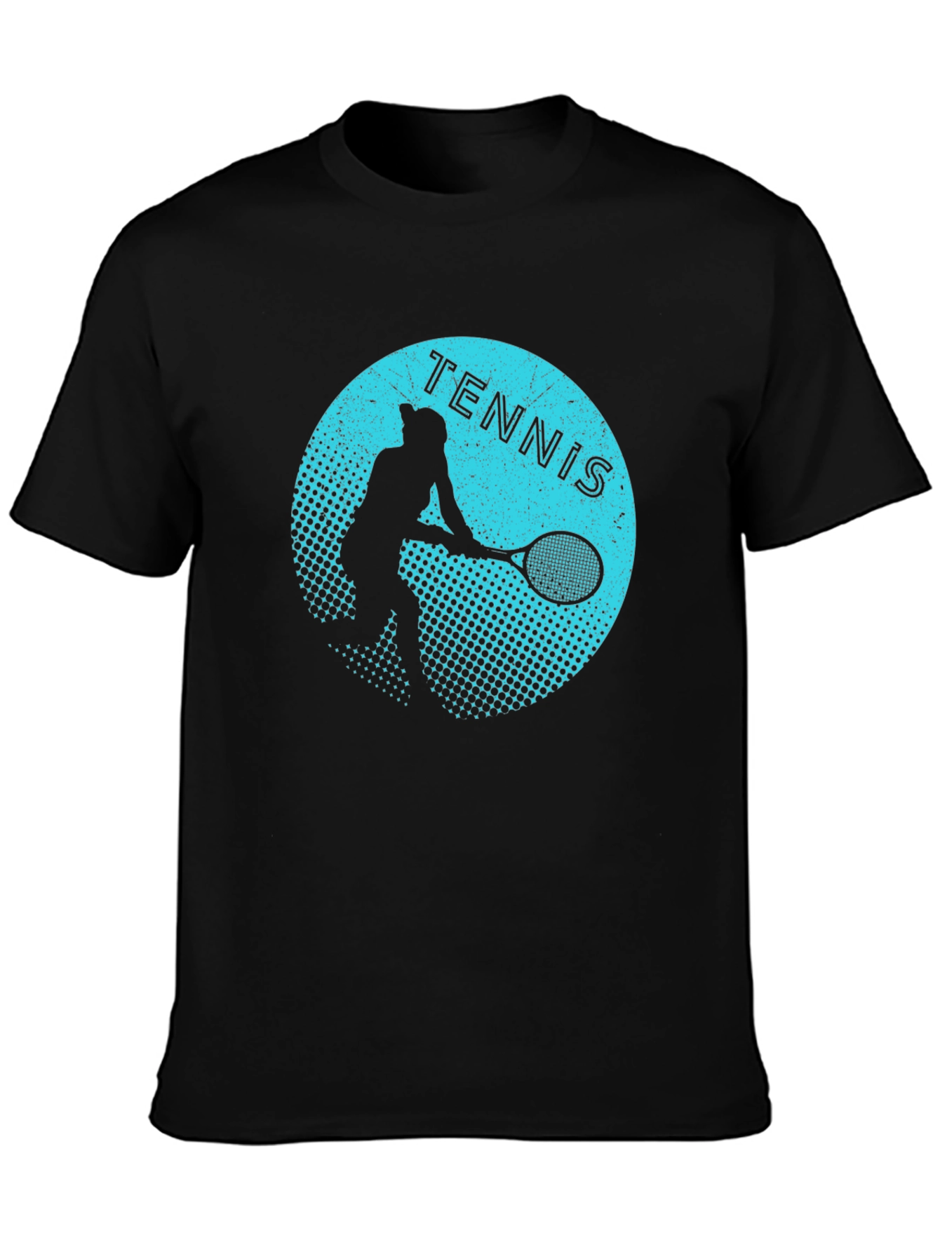 Tennis Player Graphic Tee - Stylish Sport T-Shirt