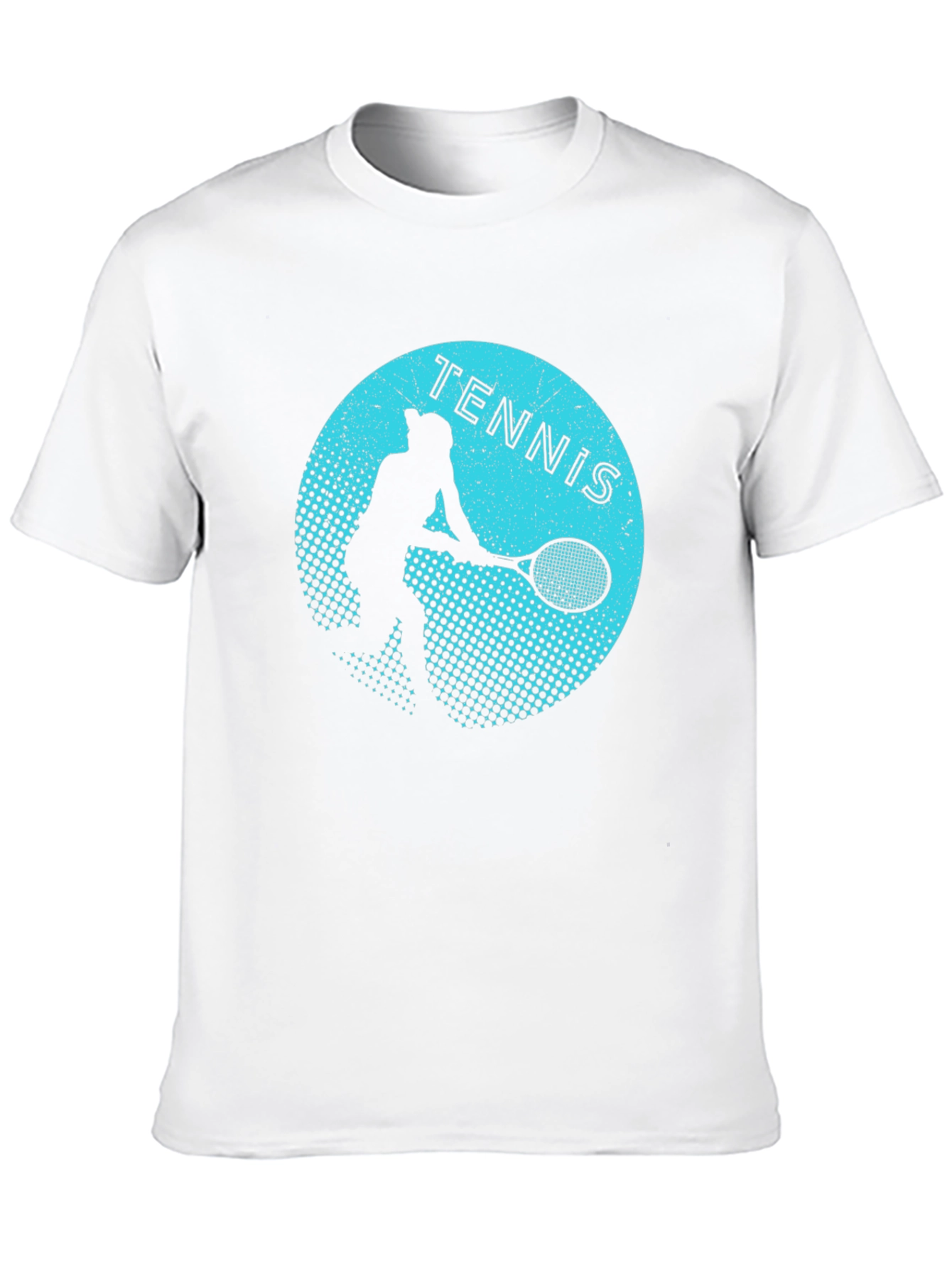 Tennis Player Graphic Tee - Stylish Sport T-Shirt