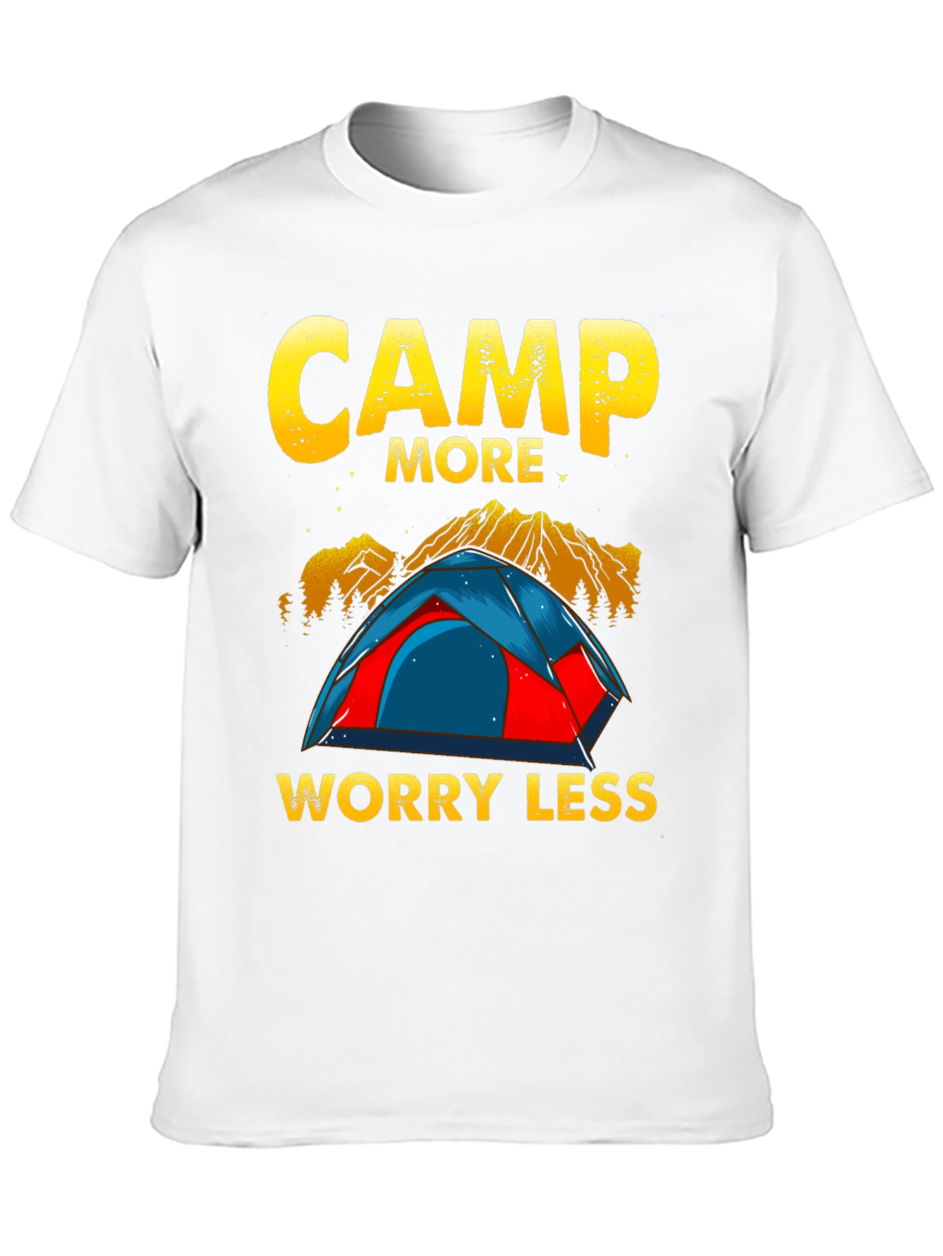 Camp More Worry Less Graphic Tee