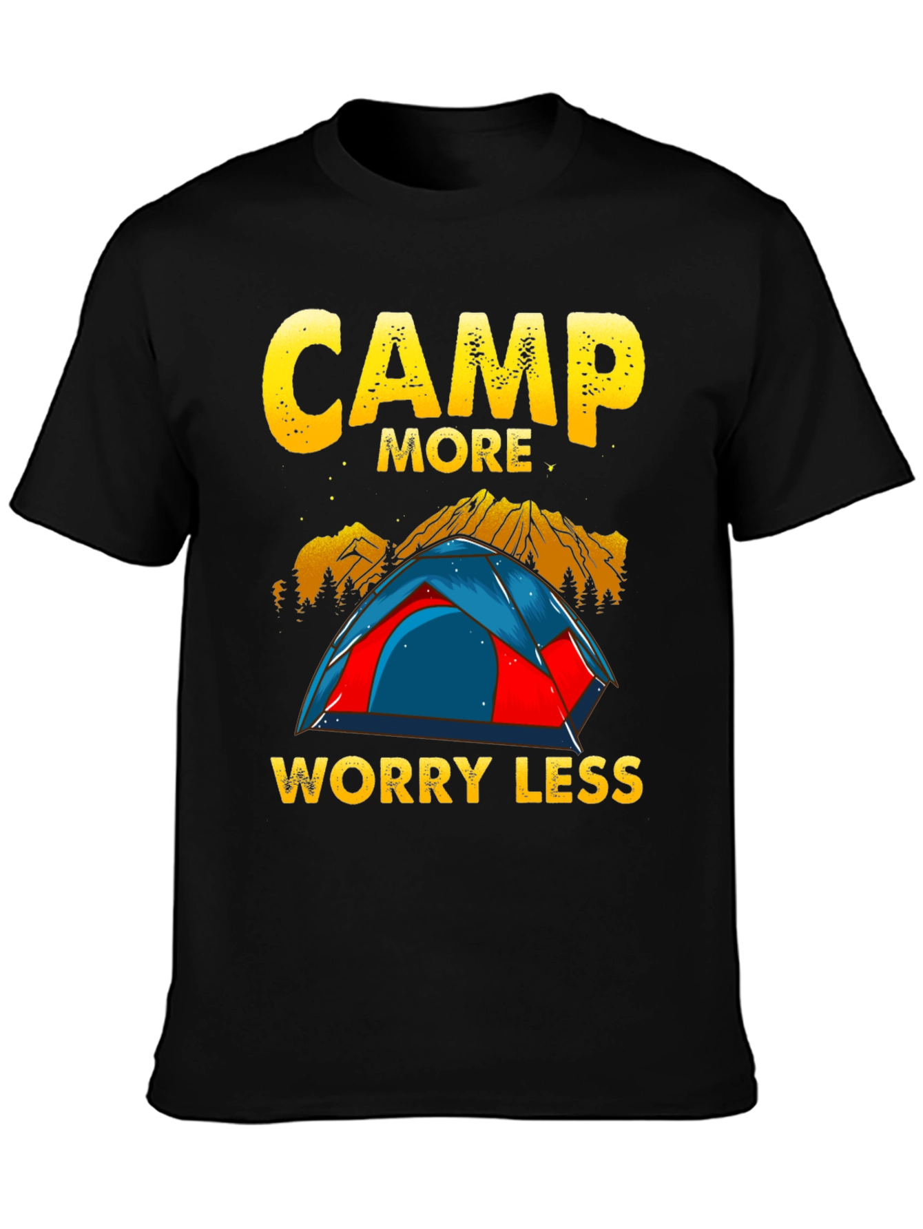 Camp More Worry Less Graphic Tee