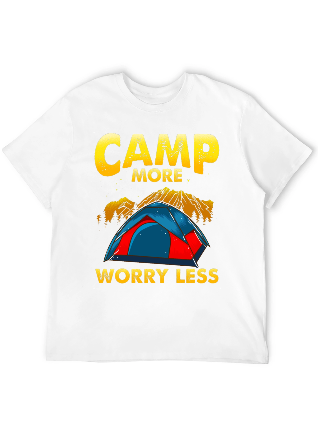 Camp More Worry Less Graphic Tee