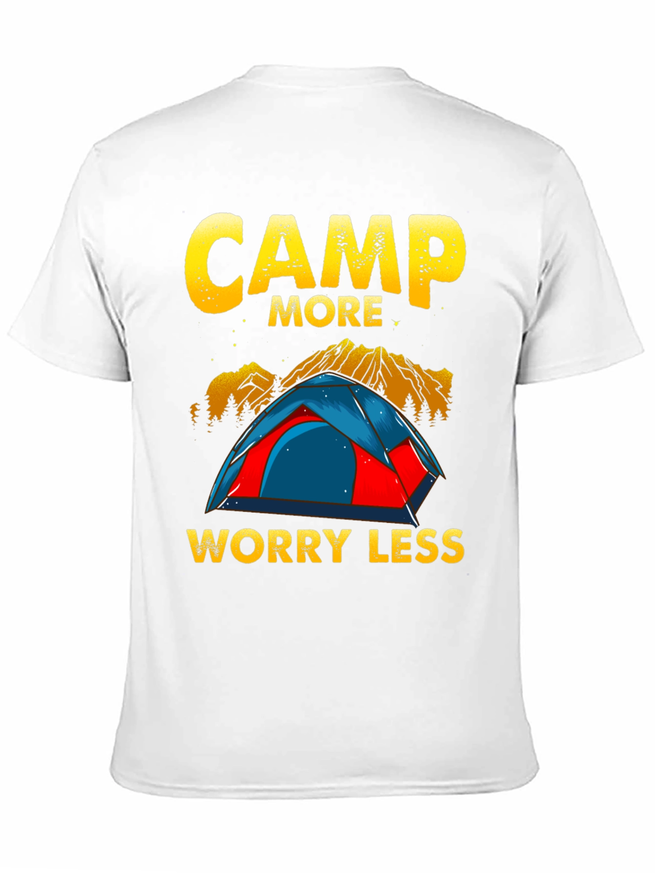 Camp More Worry Less Graphic Tee