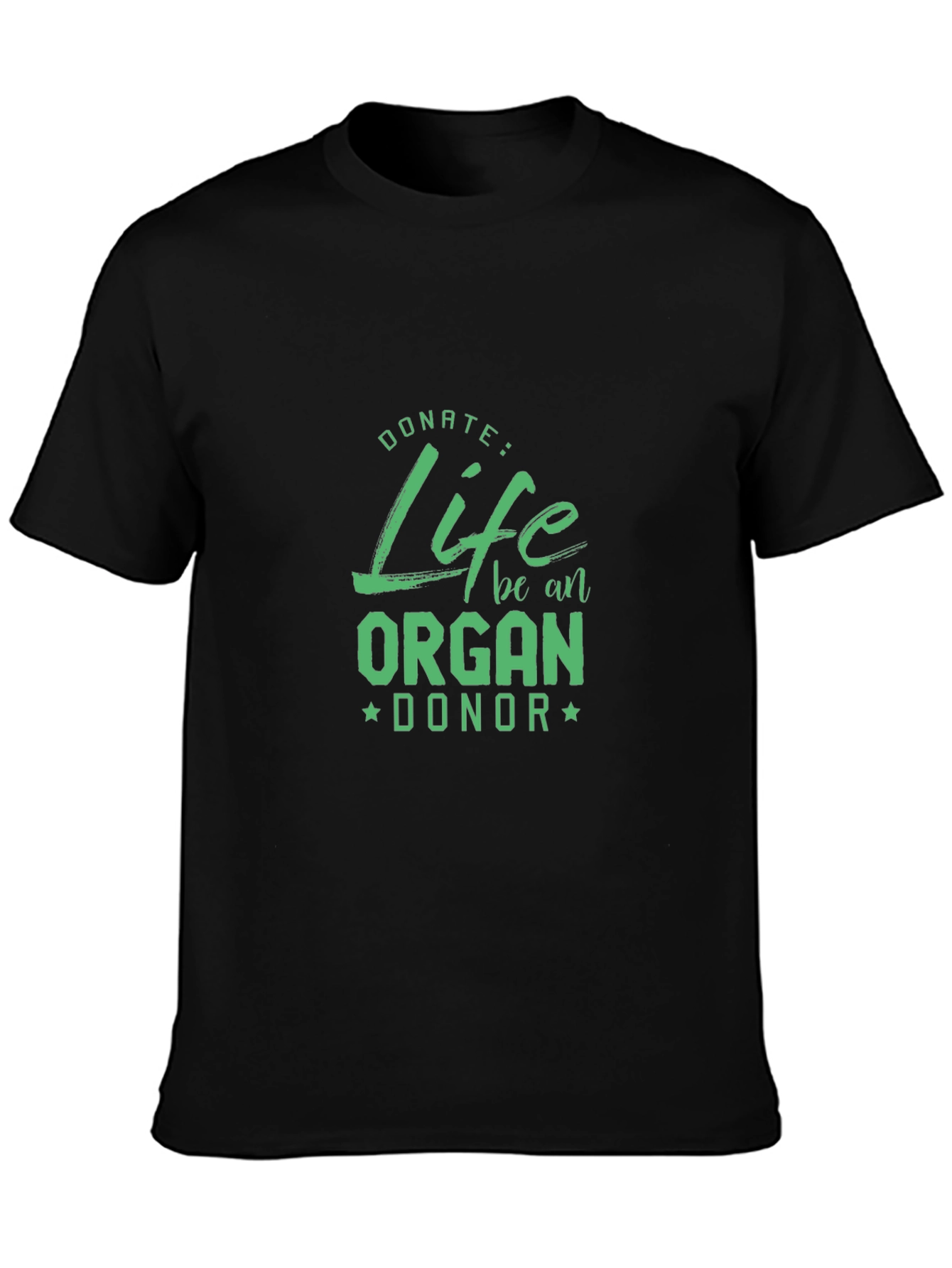 Donate Life Organ Donor T-Shirt - Black