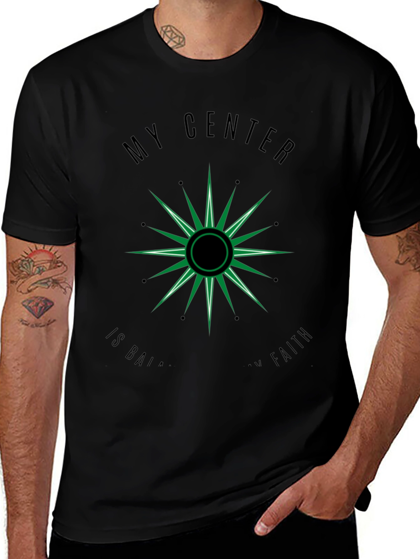 Centered by Faith T-Shirt