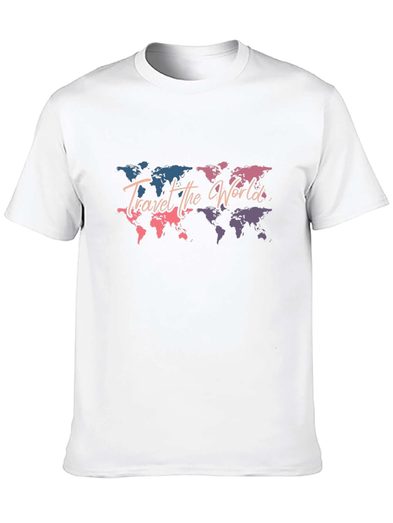 Travel the World Graphic Tee - Black