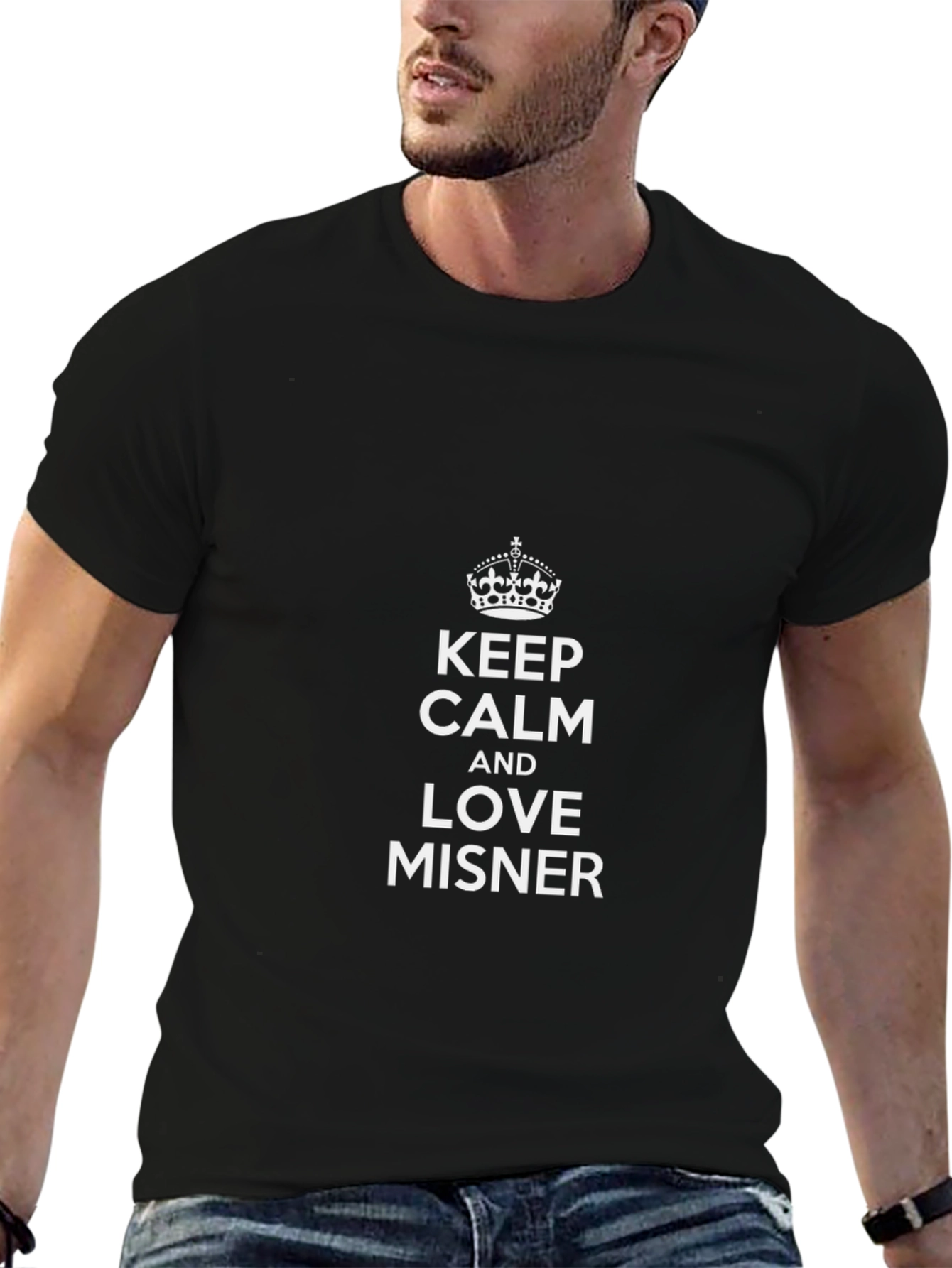 Keep Calm and Love Misner T-Shirt - Black