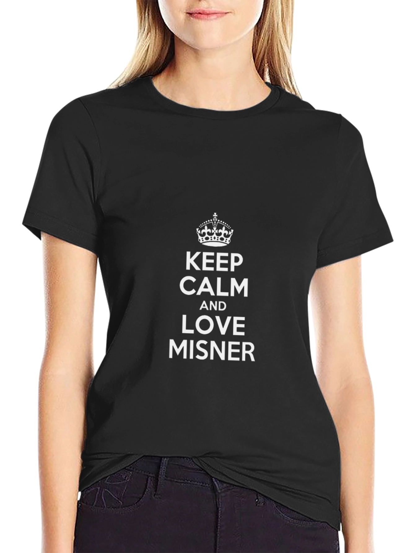 Keep Calm and Love Misner T-Shirt - Black